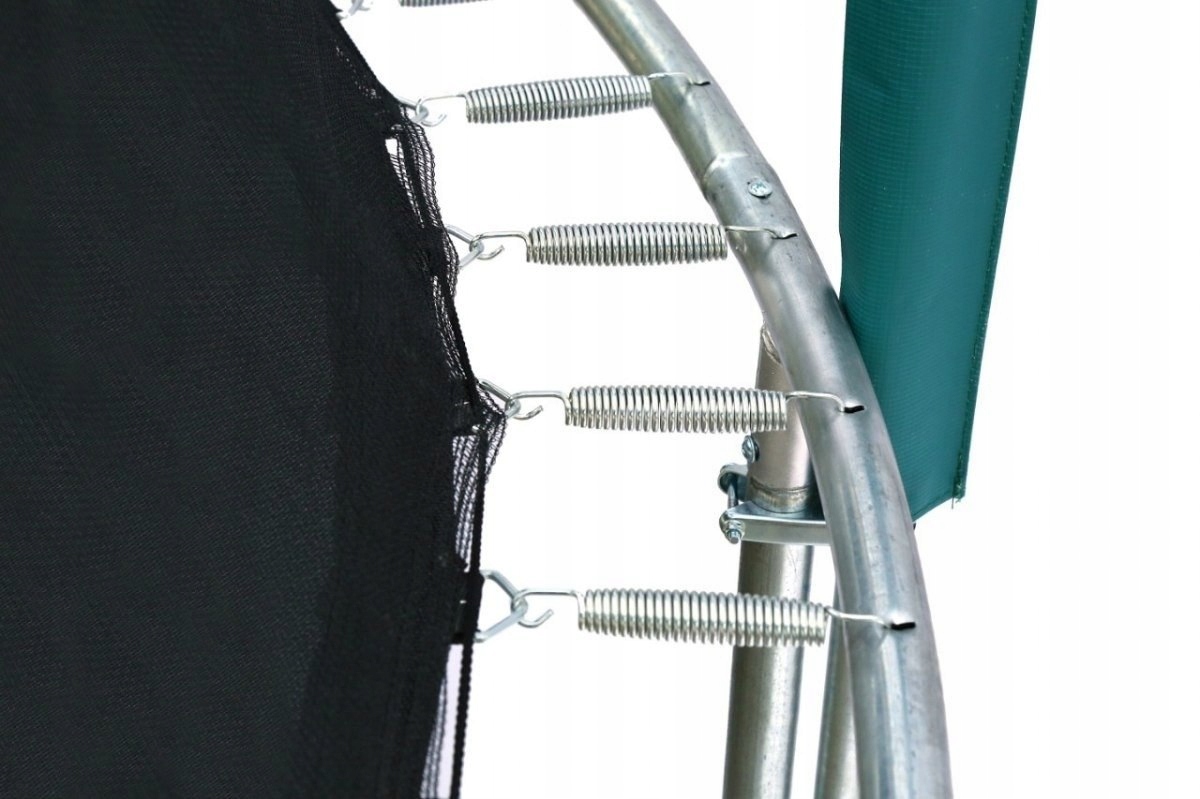 Trampolina zielona z siatką Jumpi 435 cm FT 14 (427-435 cm) Kod producenta TRMAXY14FTZIEL