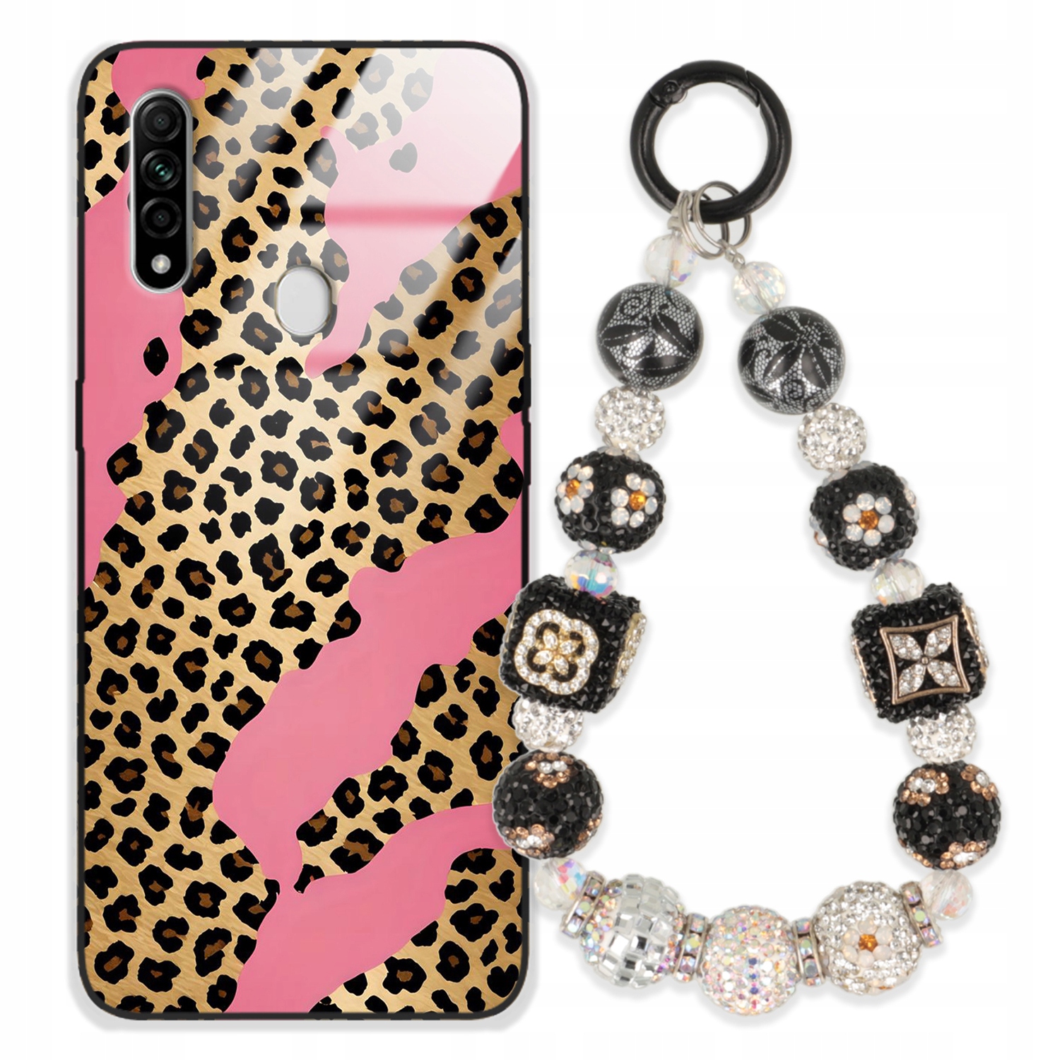 Puzdro Na Oppo A31 2020 Glass Kľúčenka Elegantné Prémiový Dizajn Puzdra