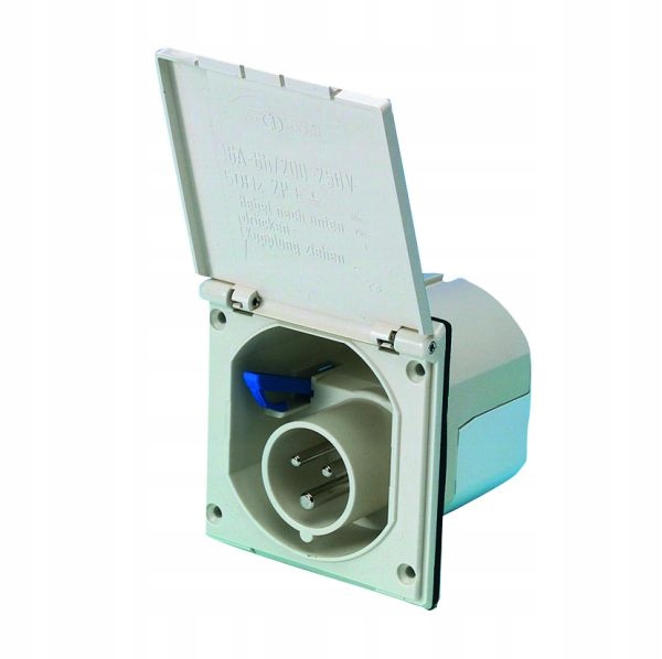 Zásuvka pro obytný vůz 230 V Cee s krémovým napájením Fawo