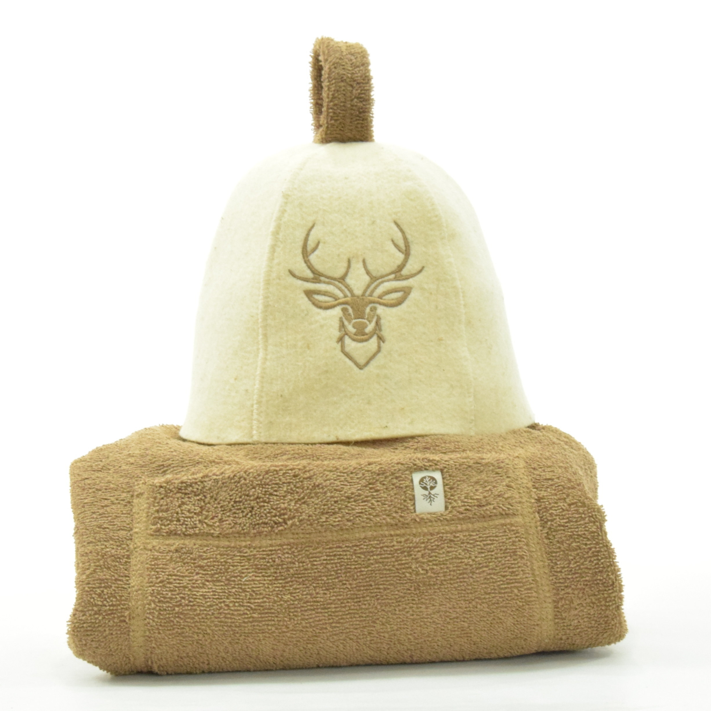 Vlněná čepice do sauny kilt bavlněná pánský set 2dílná XL