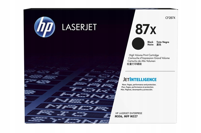 Originálny čierny toner Hp LaserJet Enterprise M501, M506, M527 (87X CF287X)