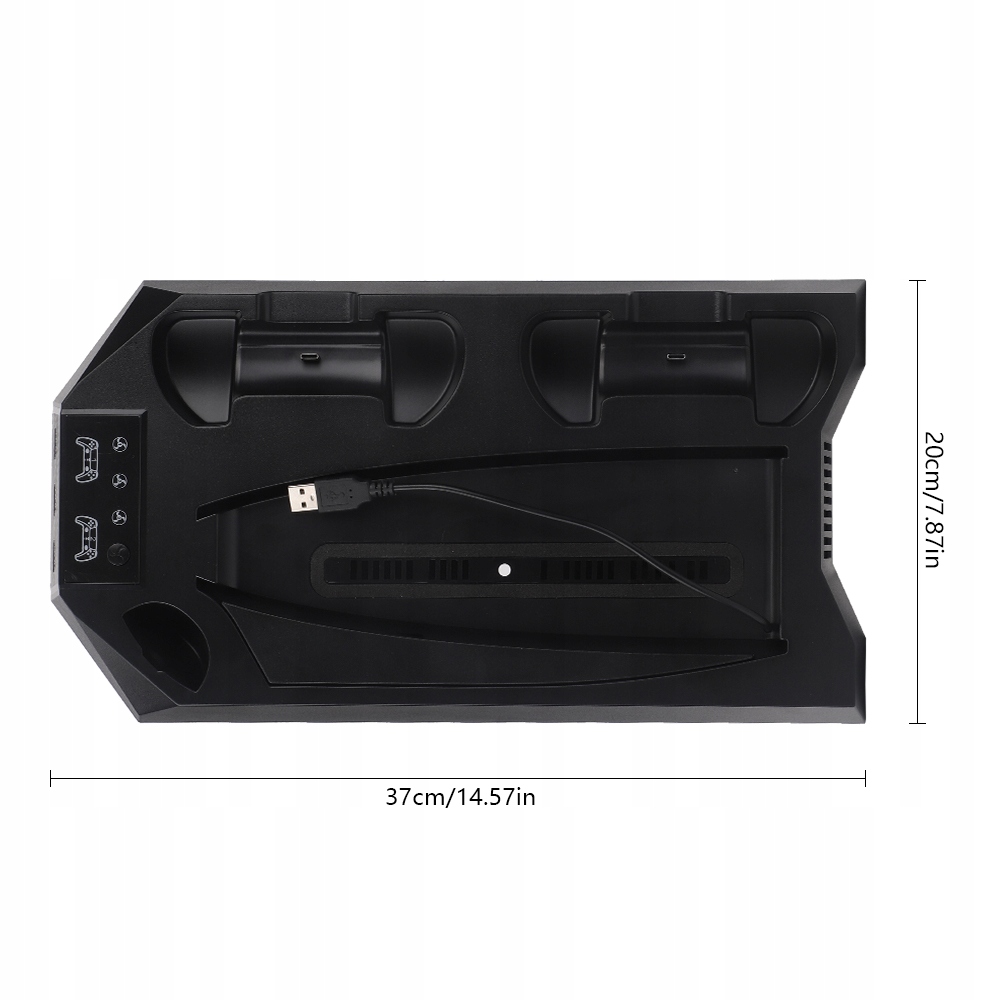 STOJAK NA WENTYLATOR PS5 Z PODWÓJNYM KONTROLEREM,ŁADOWARKA DO PLAYSTATION 5
