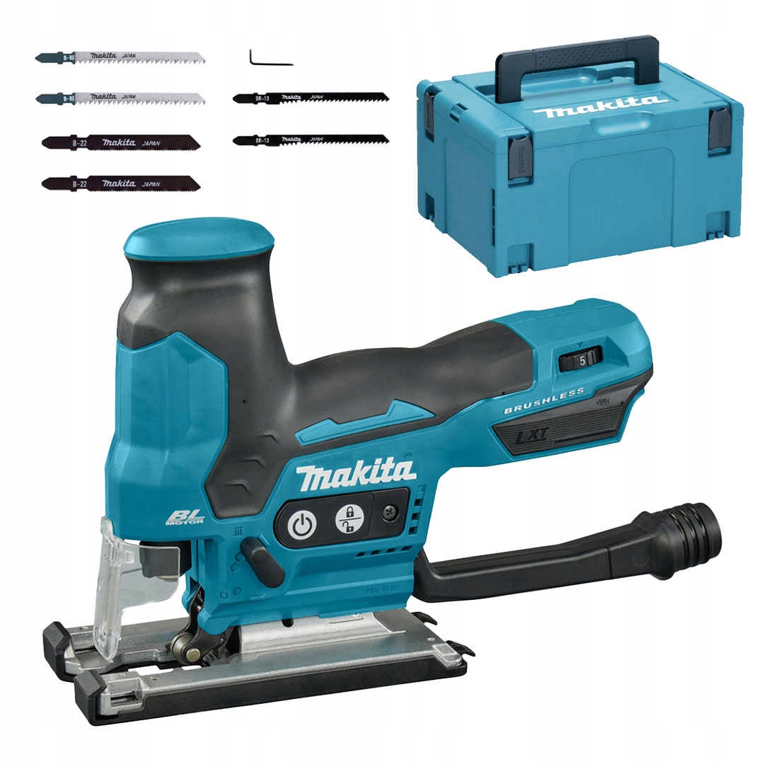 Akumulátorová přímočará pila Makita DJV185ZJ Lxt 18V Bl Xpt 135 mm Body kufr