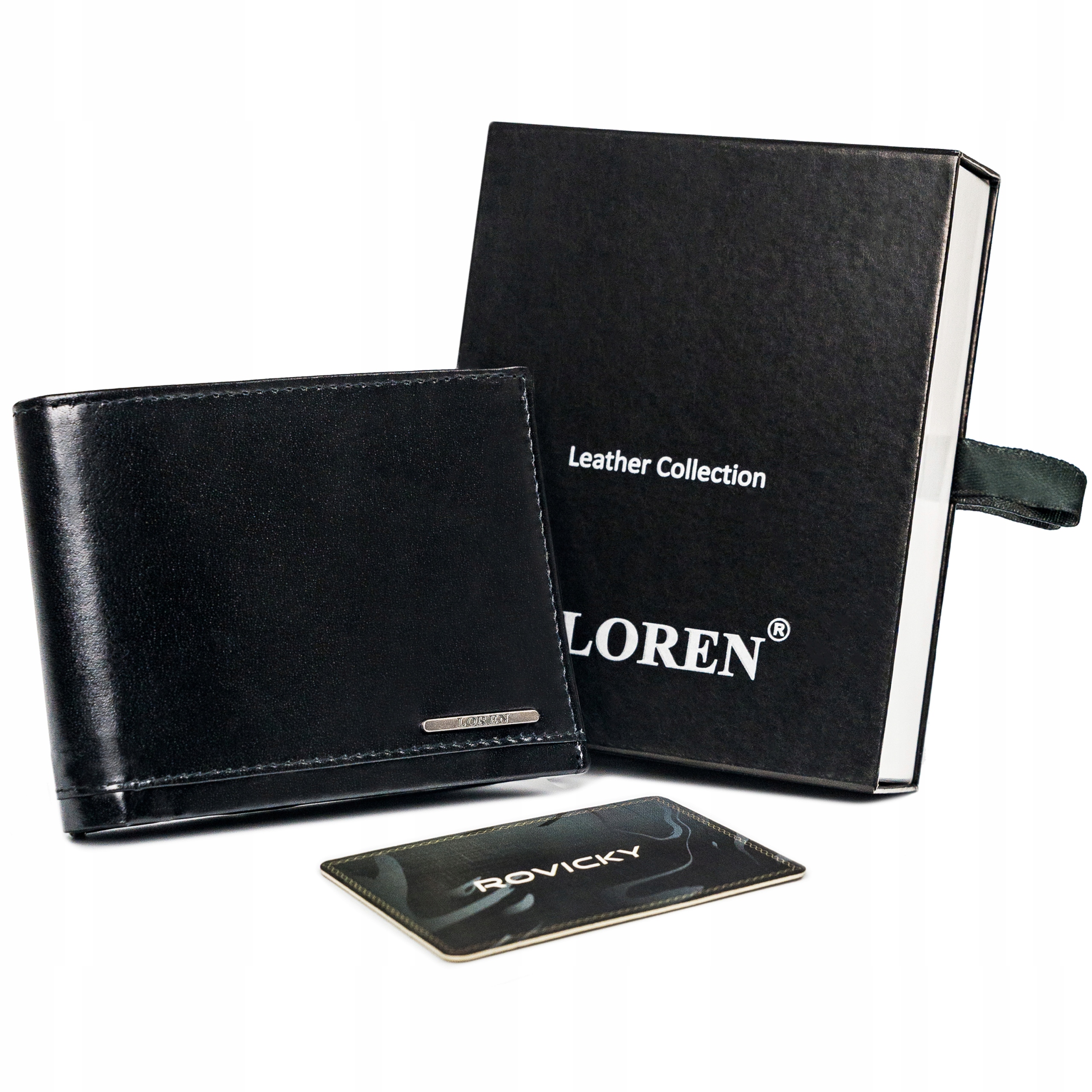 

Męskie portfele portfel męski cienki Loren slim