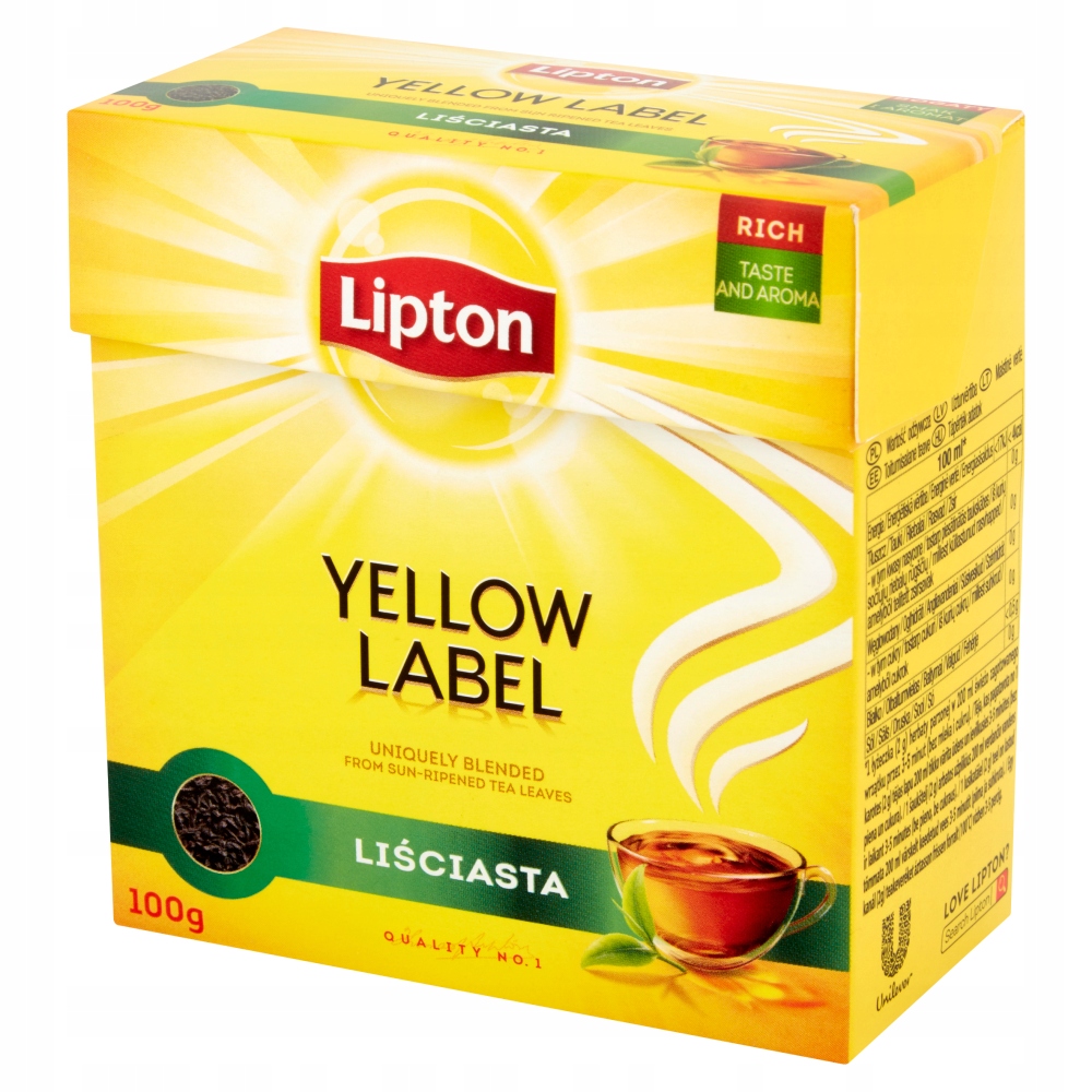 12 Sztuk Lipton Herbata Liściasta 100G