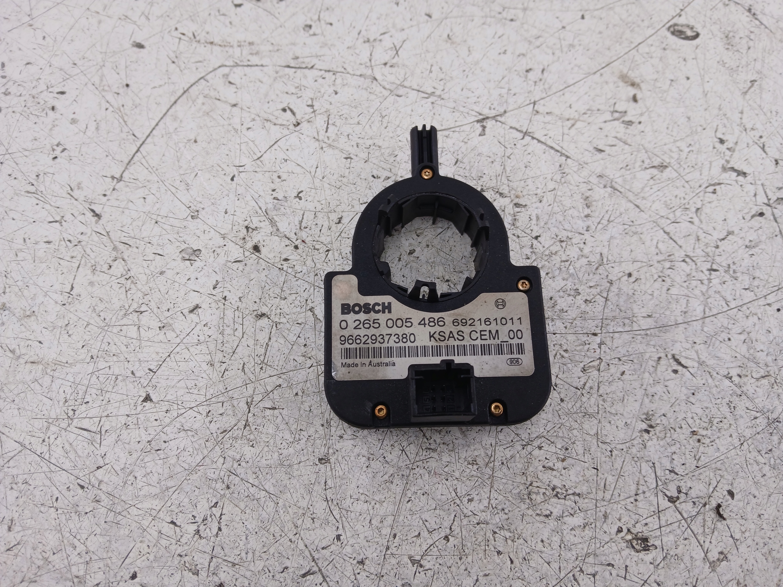 CITROEN C4 and sensor KATA steering 9662937380