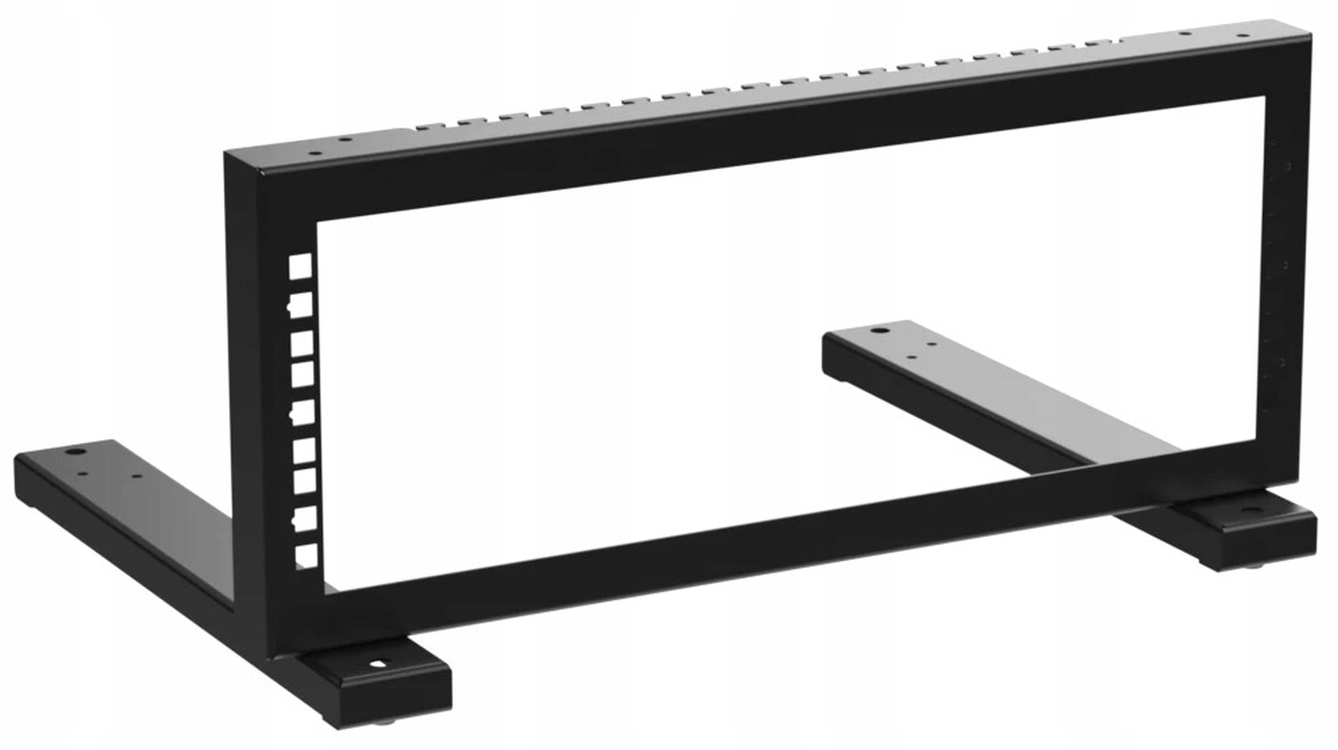 Stojan Rack 19" 3U na psací stůl černý STR19-3U-B