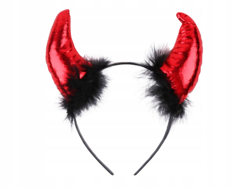 KOSTIUM DIABEŁEK WIDŁY ROGI CZERWONY 2el Marka Twoje stroje