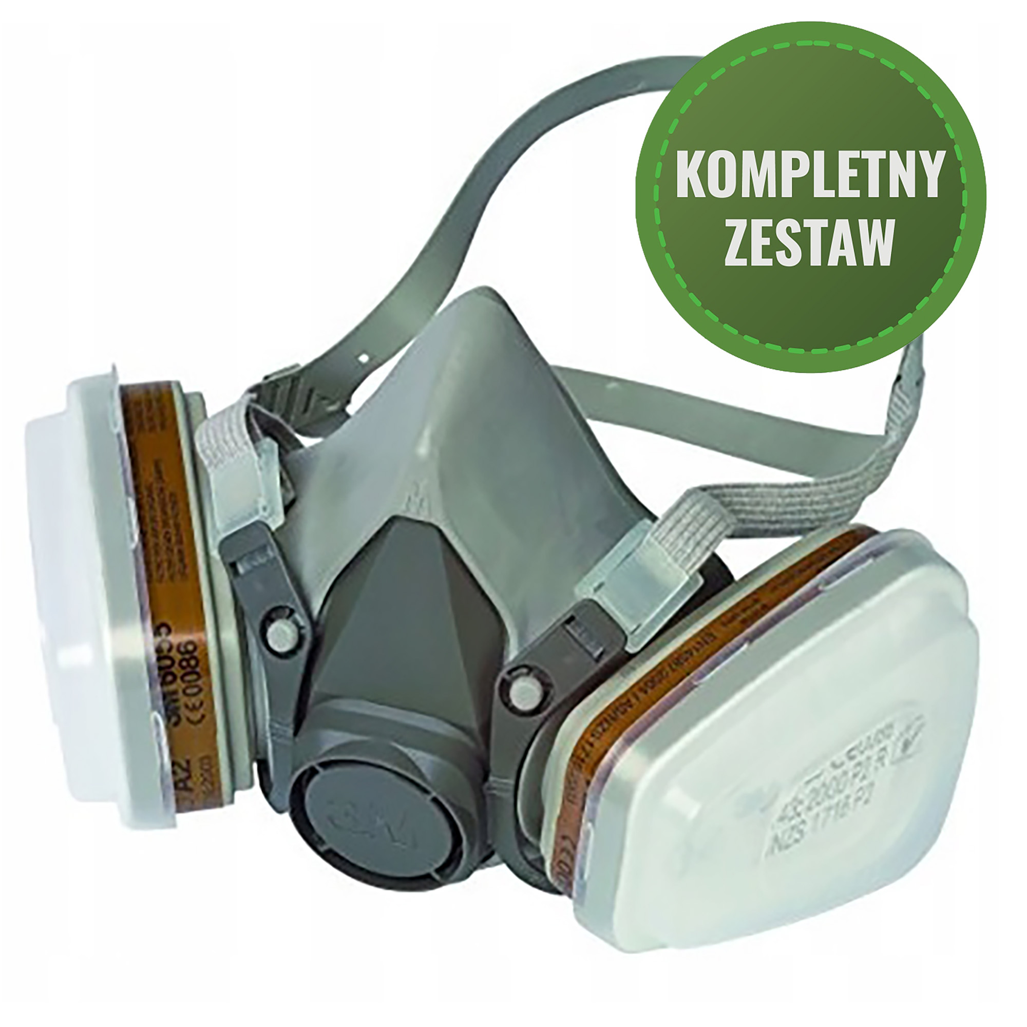 Kompletní sada 3M Polomaska 3M 6300 s filtry 6059 ABEK1 Originál Polska