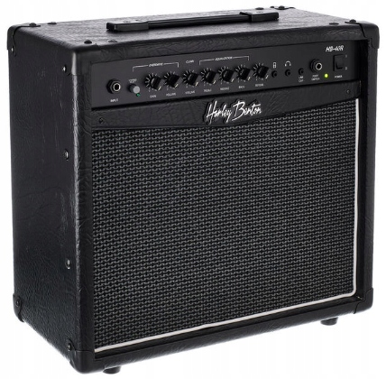 Combo wzmacniacz gitarowy 40W Harley Benton HB-40R AUX Gniazdo Słuchawkowe Konstrukcja tranzystorowy
