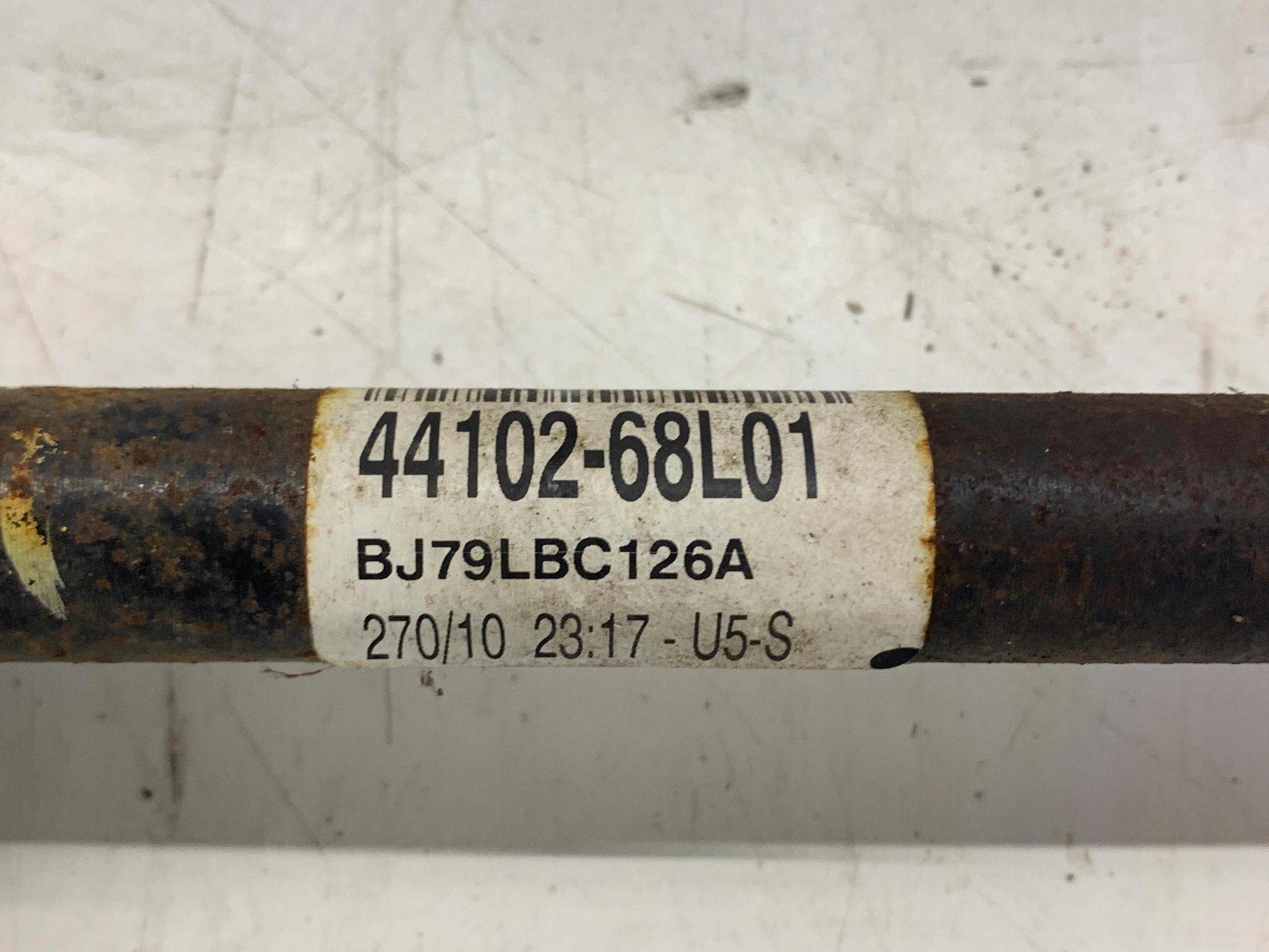 semi-axis left front short. 44102-68L01 SUZUKI SWIFT MK7 (2010-2013) 1.2B