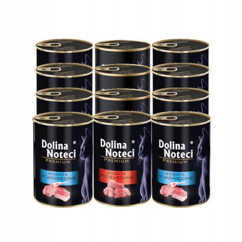 Dolina Noteci Premium Kot mix smaków 12x400g