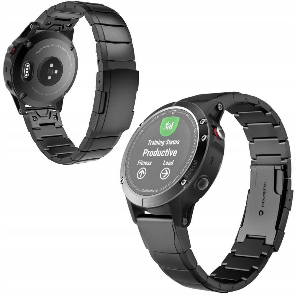 

Garmin Fenix 6X Pro | Stalowa Bransoleta QuickFit