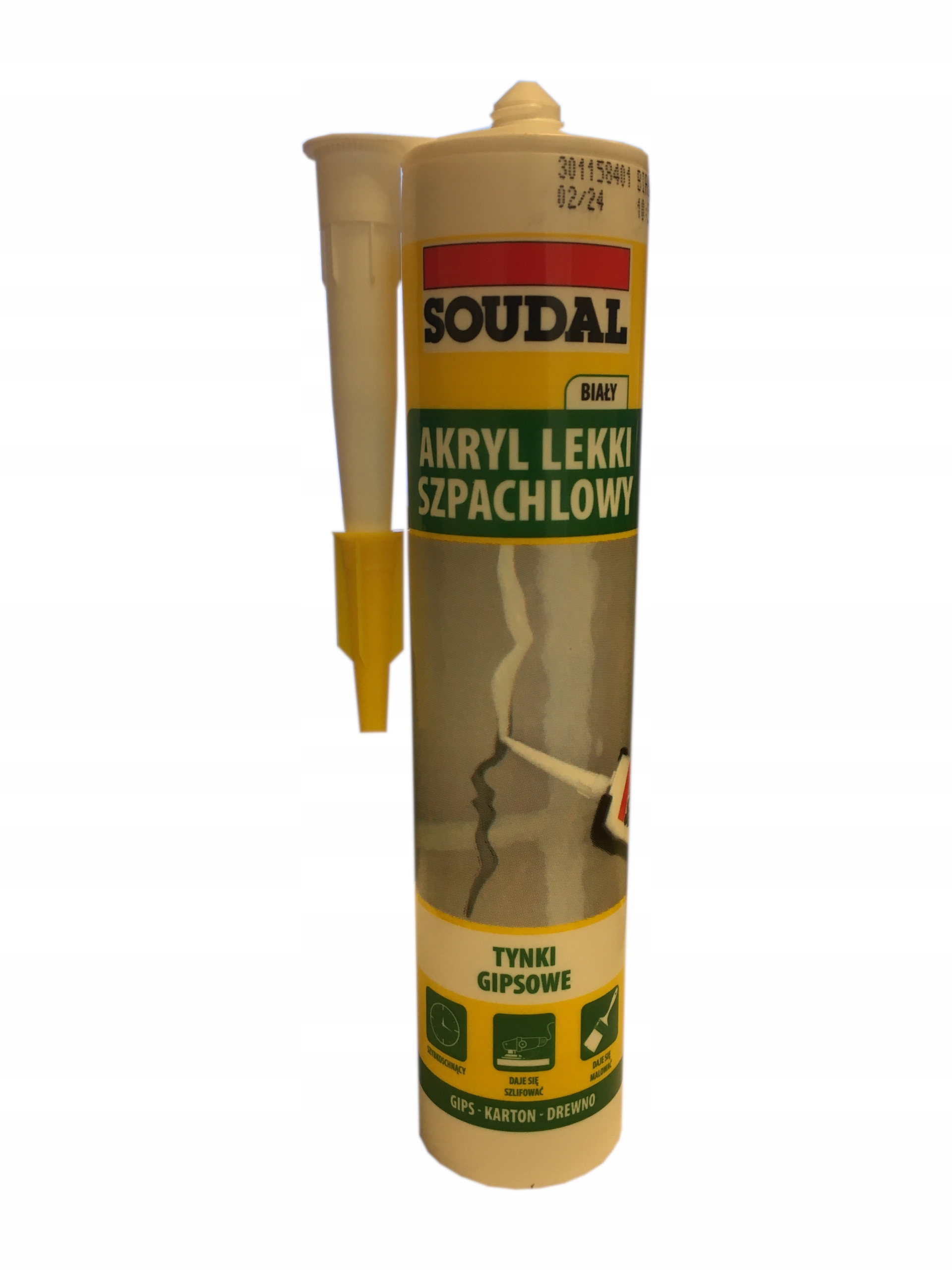 

Soudal Akryl Lekki Szpachlowy Biały 280ml