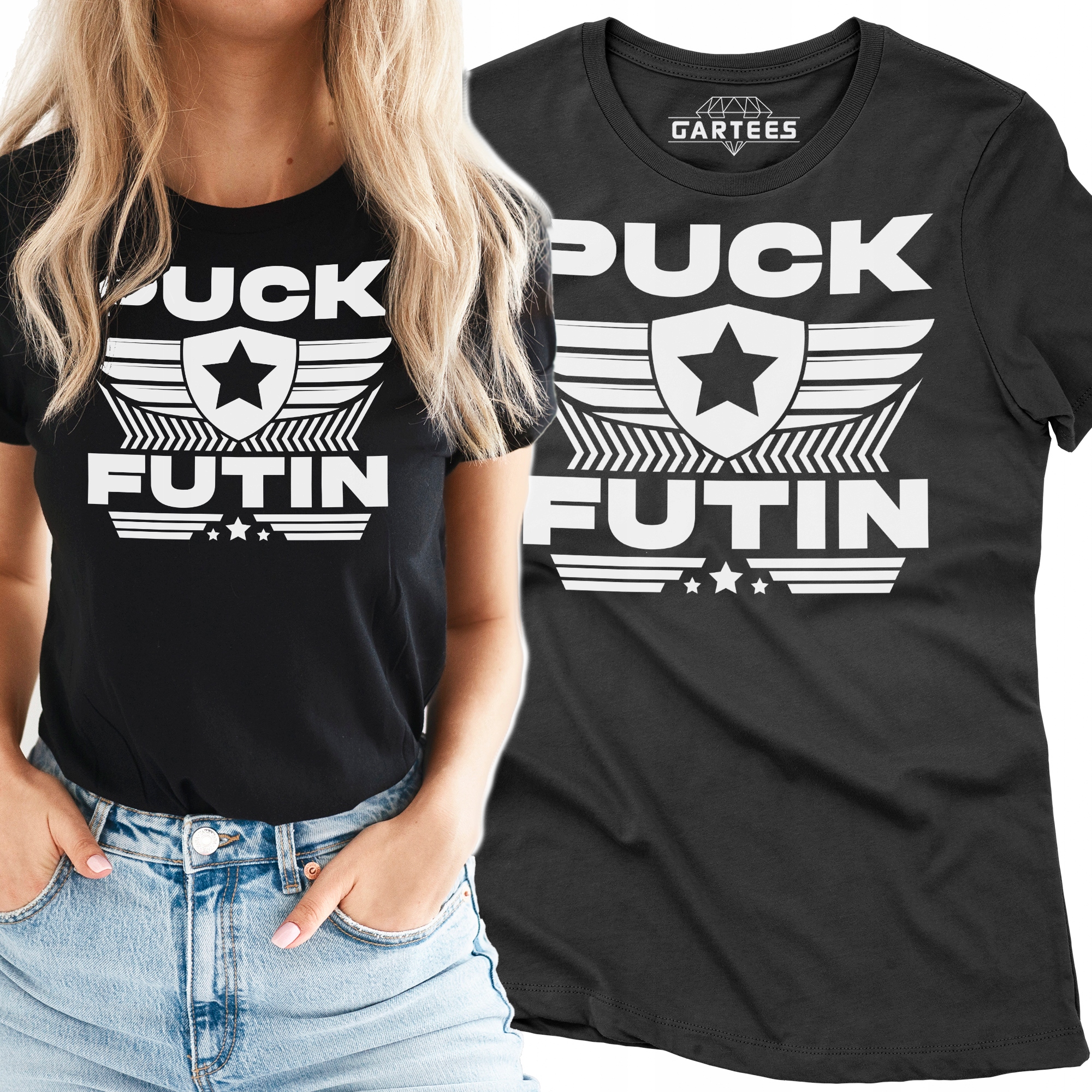

Koszulka Damska Putin Moro Wojna Ukraina Solidarni