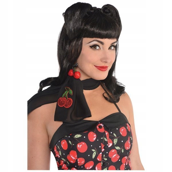 

Peruka Czarne Włosy W Stylu Lat 60 Rockabilly