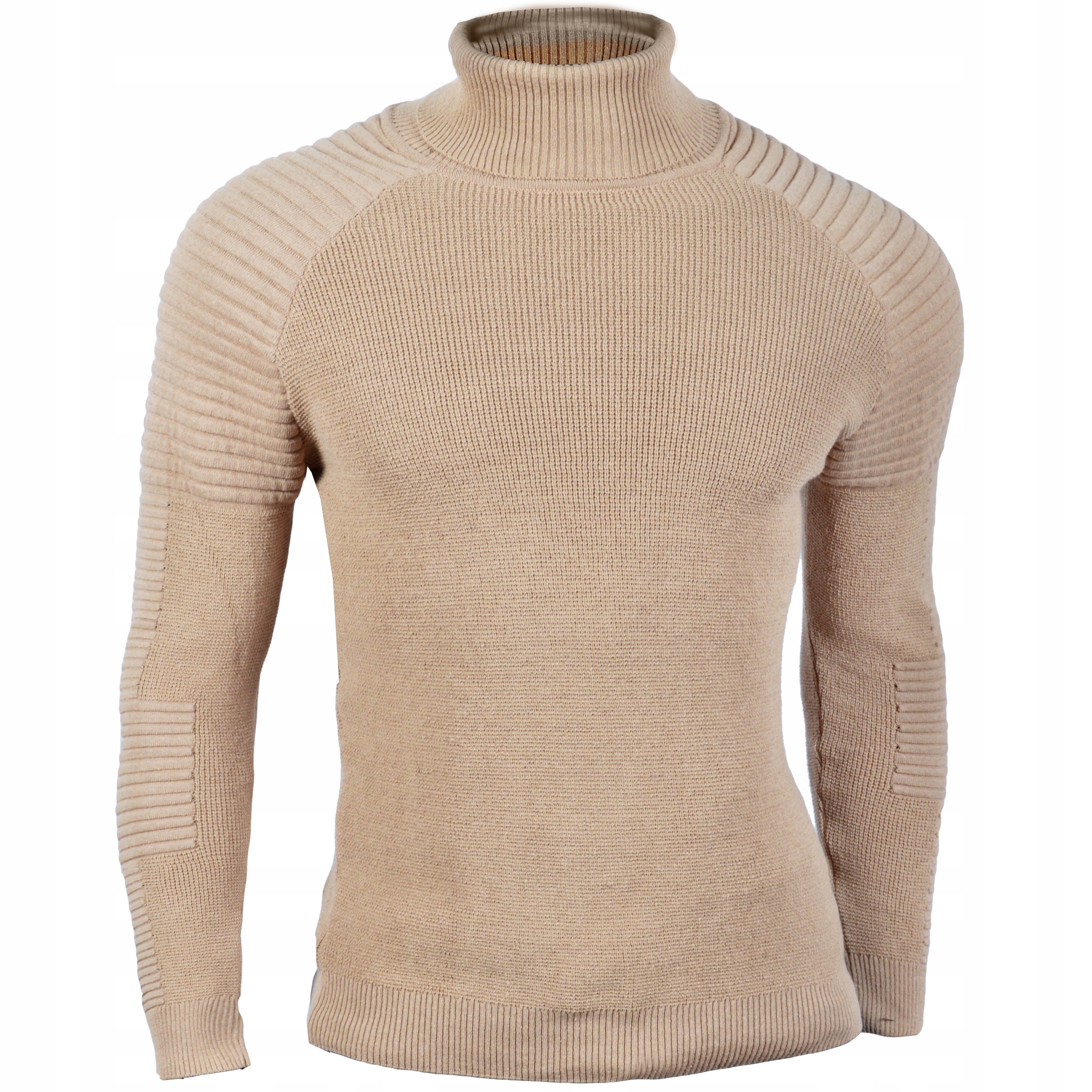 Pánský svetr Rolák Elegantní stojáček Slim Fit, elastický