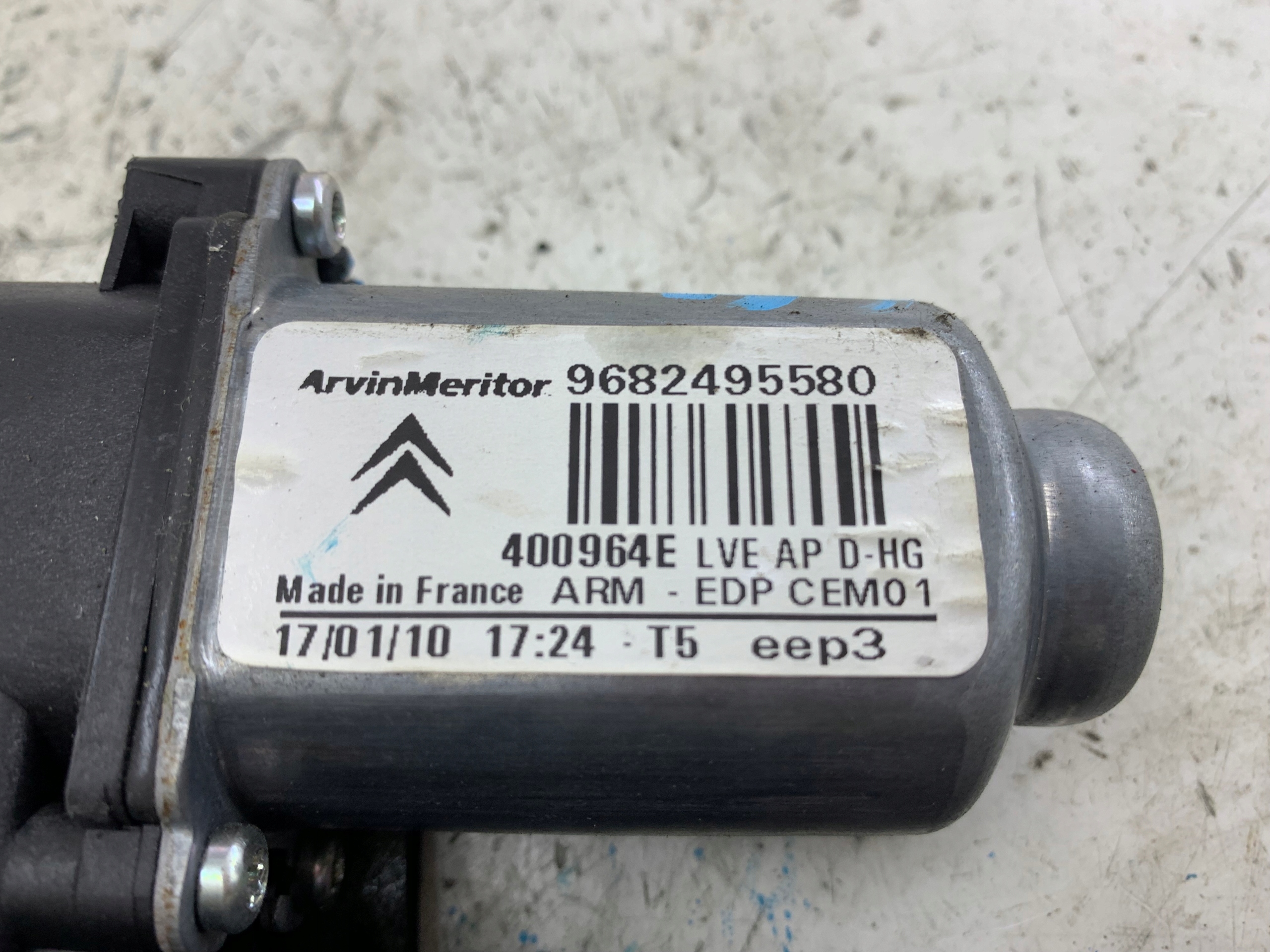 CITROEN C4 PICASSO and mini motor windows right front 9682495580