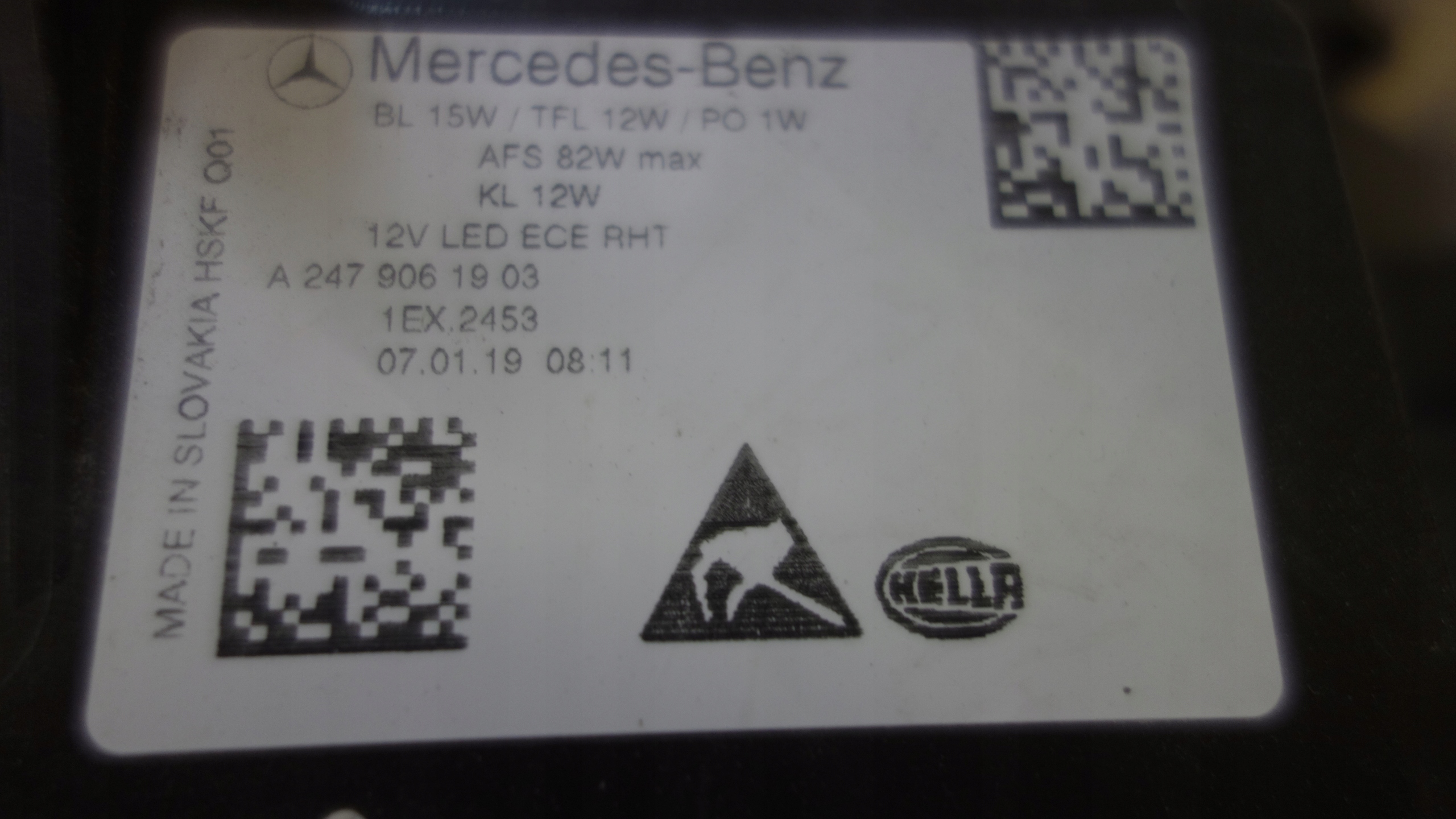 Frontscheinwerfer Mercedes-Benz B-Klasse W247 A2479061903 Multibeam LED Links Headlight - Thumbnail 5