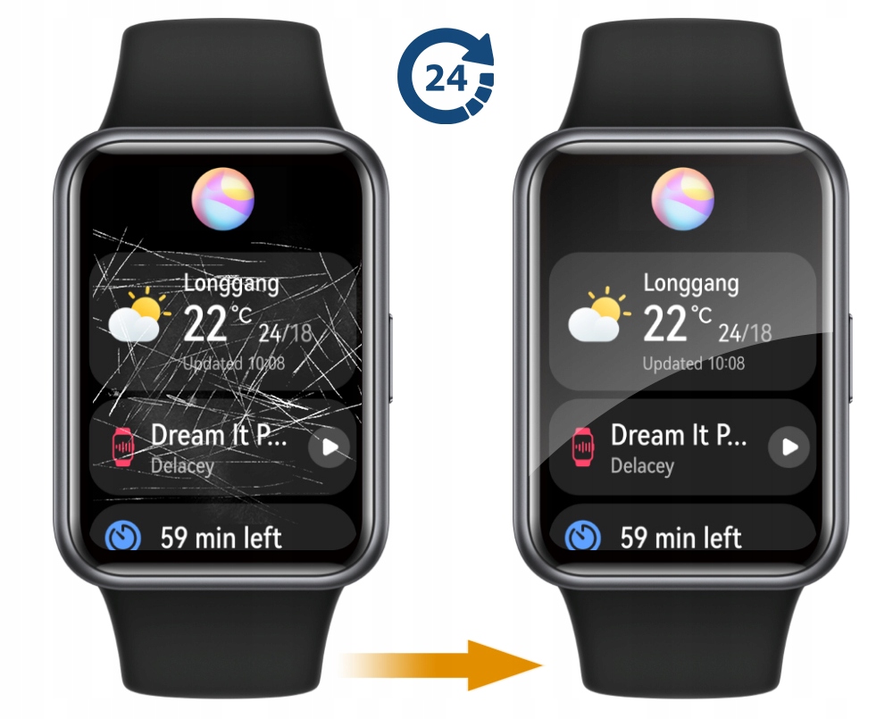 FOLIA HYDROŻELOWA DO HUAWEI WATCH FIT 2 ACTIVE ZESTAW 3 SZTUK Rodzaj folia ochronna