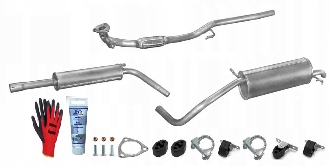 Škoda Fabia 1.2i 40-47kW (2001-2005) sada tlumičů Kombi bonus