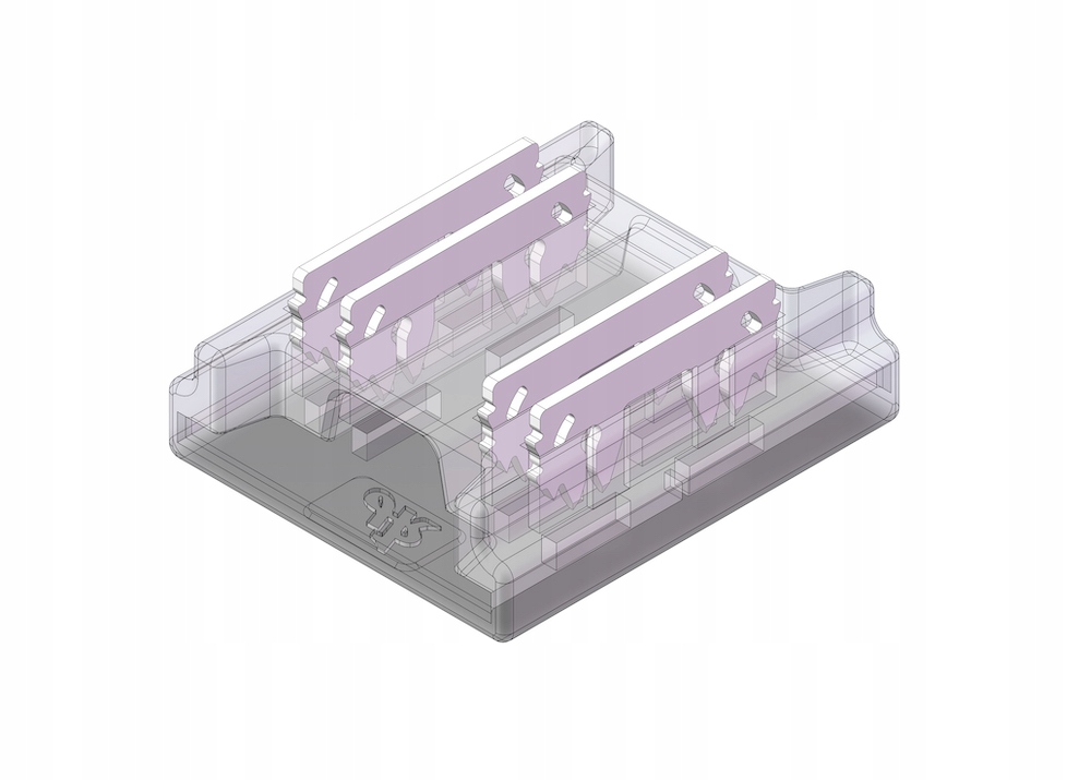 ZŁĄCZKA DO TAŚM LED COB NEON CCT WHITE ZATRZASKOWA Typ złączka