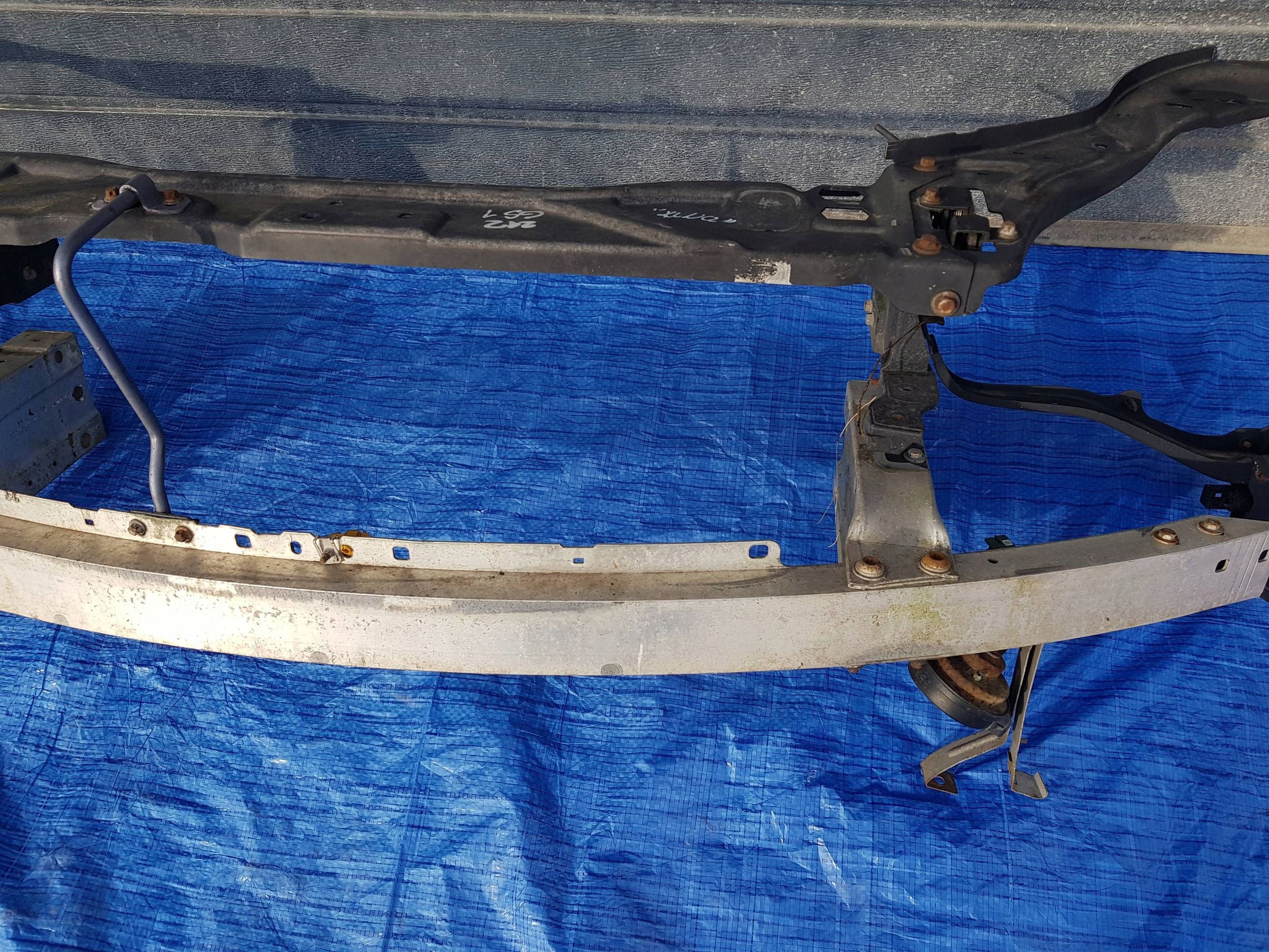 support panel for radiators front sider pillar iron MERCEDES W212