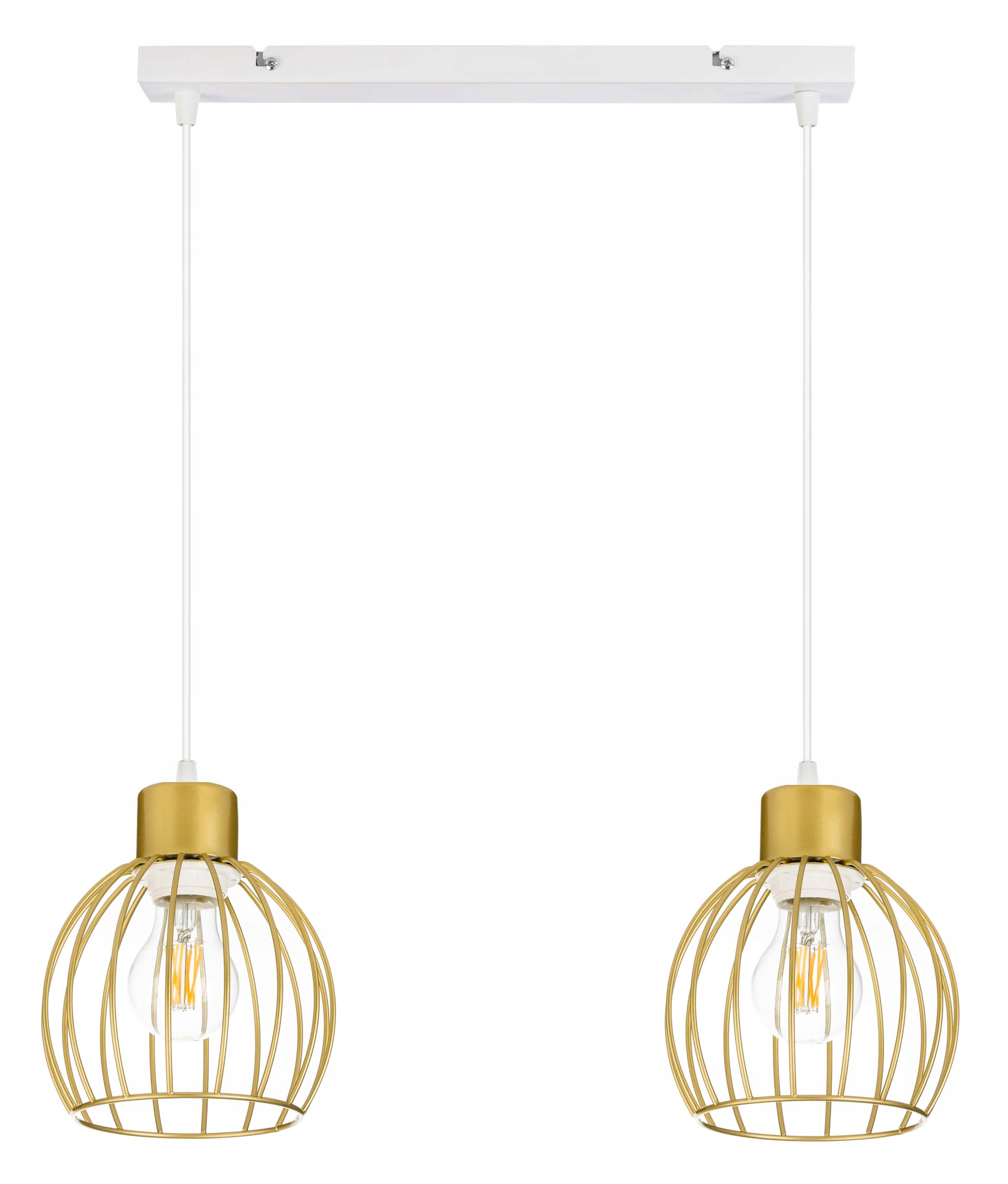 závěsné stropní svítidlo Zwis lustr drát zlatý 2