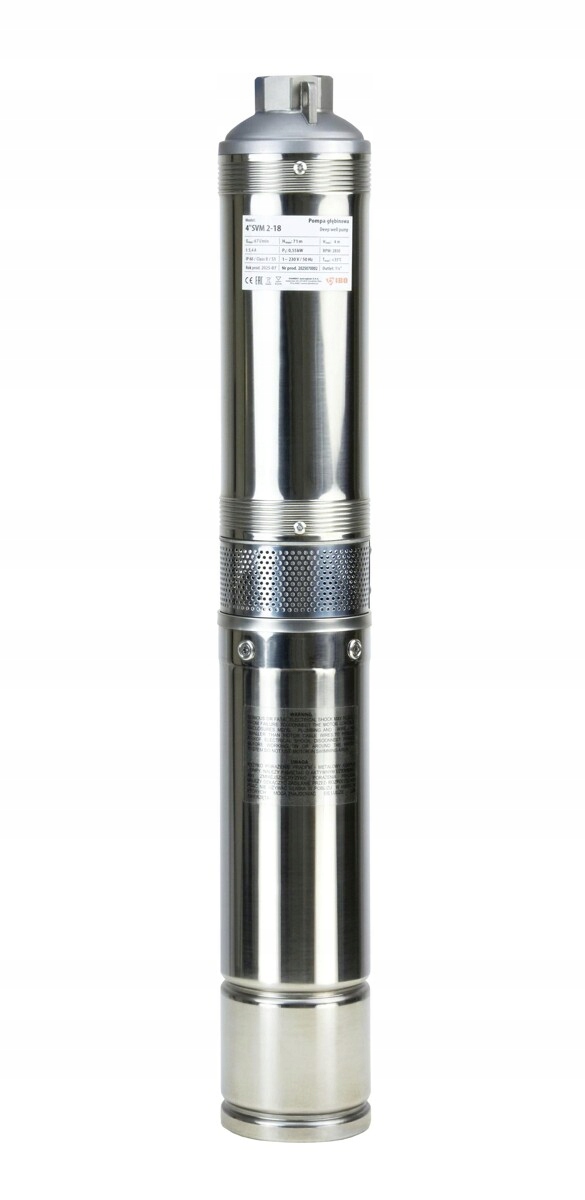 Ponorné čerpadlo 4" Svm 2-18 (0,55 kW, 230 V) Ibo 30 m kábla