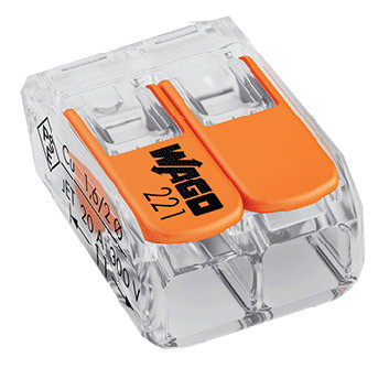 

Złączka Wago 2x0,2-4mm2 compact 221-412