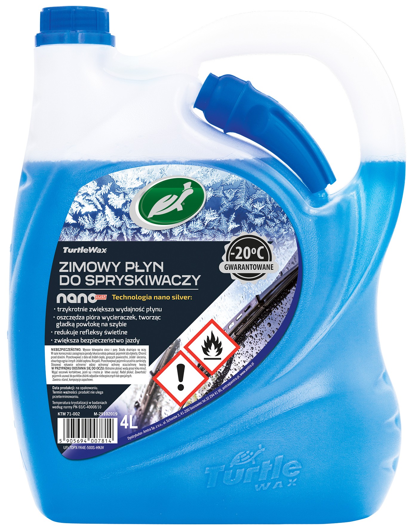 

Zimowy Płyn Do Spryskiwaczy 4L Do 20 Turtle Wax