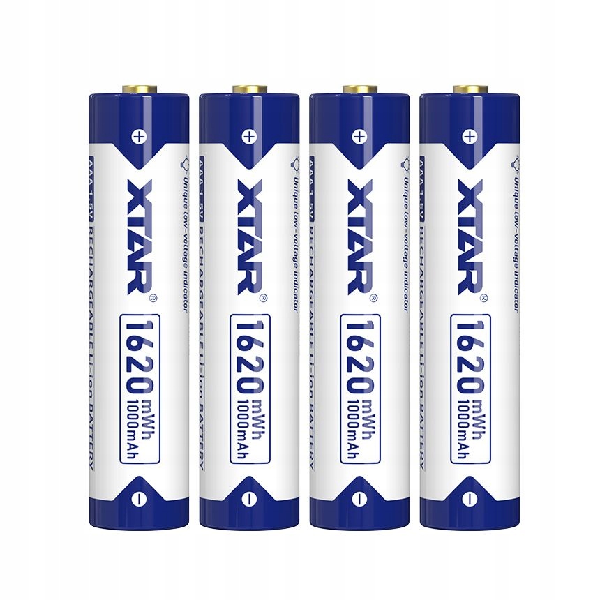 Akumulator Xtar Li-ion Aaa HR03 Xtar 1000MAH 1620MWH 4 Szt Li-ion 1.5V+BOX