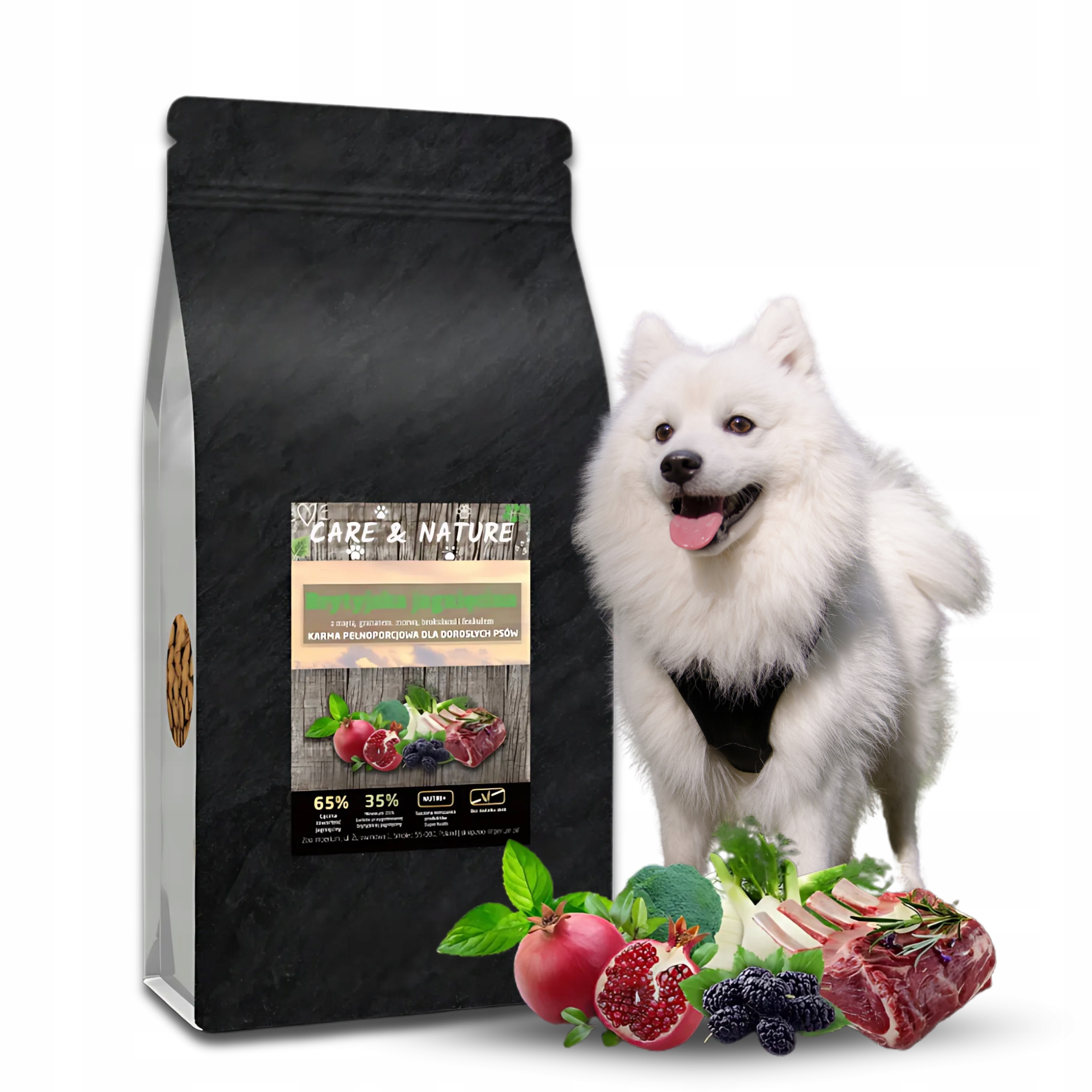 Levně Suché Krmivo pro psy Care and Nature Britské jehněčí maso 65% 12 kg