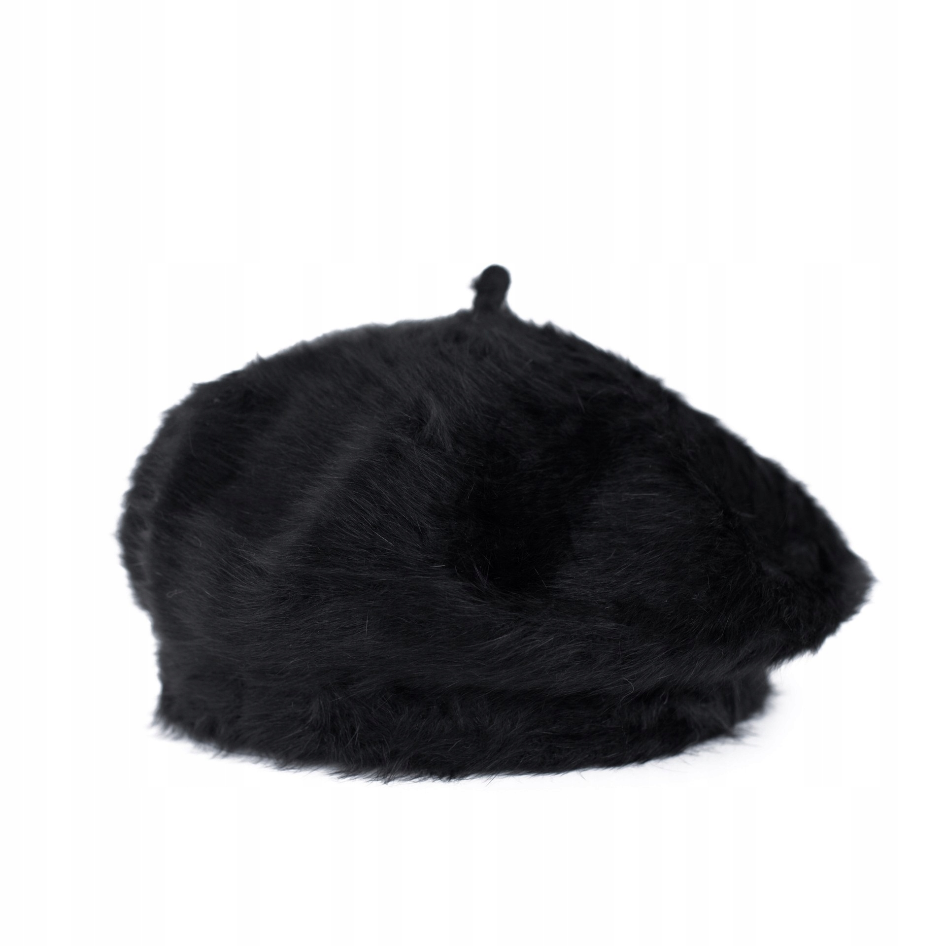 

Czarny Przejściowy Beret Beretka Prosta Miekka