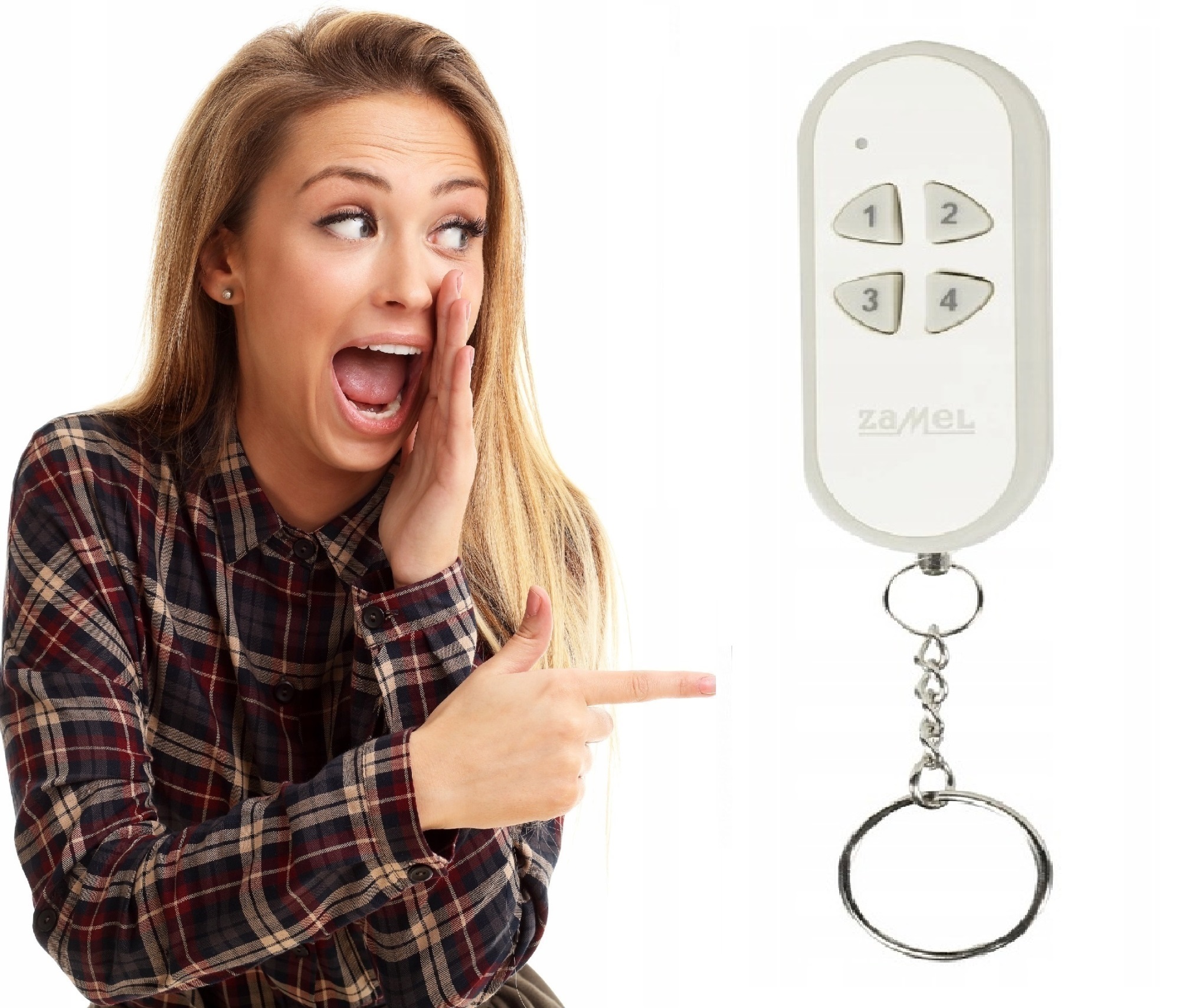4-KANÁLOVÝ Dálkový Ovladač Zamel P-257/4 Exta Free