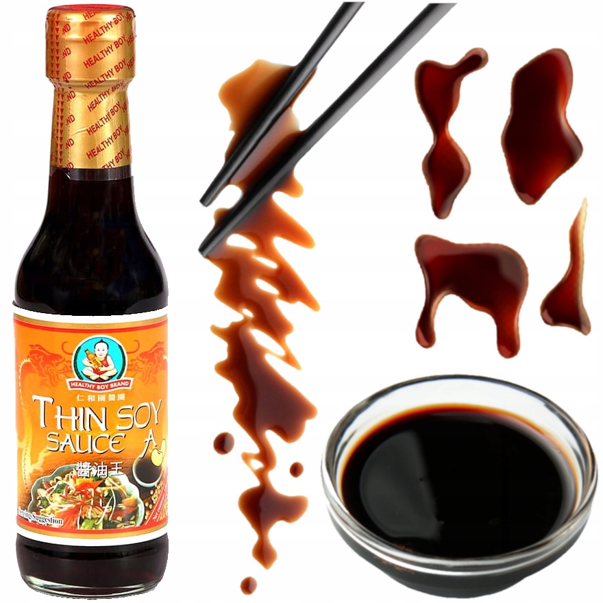 

Tajski Sos Sojowy Jasny Jakość Premium 250 ml Hbb