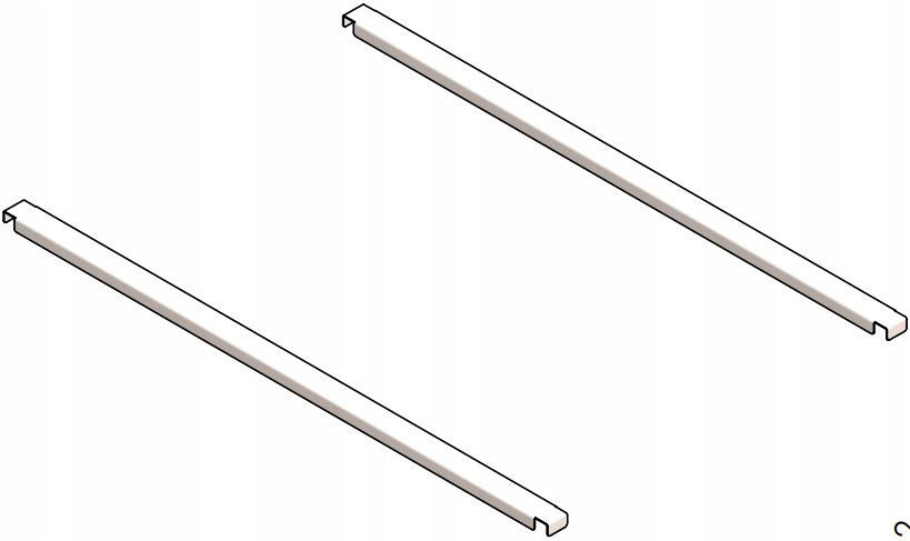 Plochý rám H0 pod plachtu přívěsu Unitrailer Garden Trailer 150 Kipp