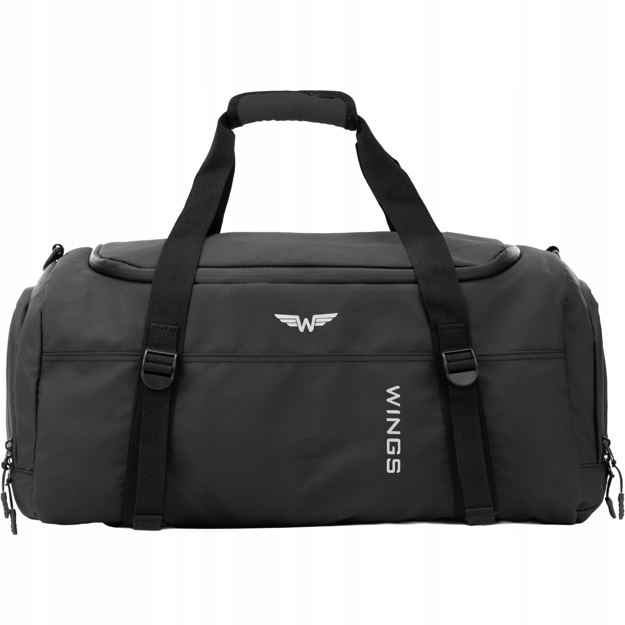 Duża torba Sportowa bagaż Podróżny 36L Wings 1809 czarna