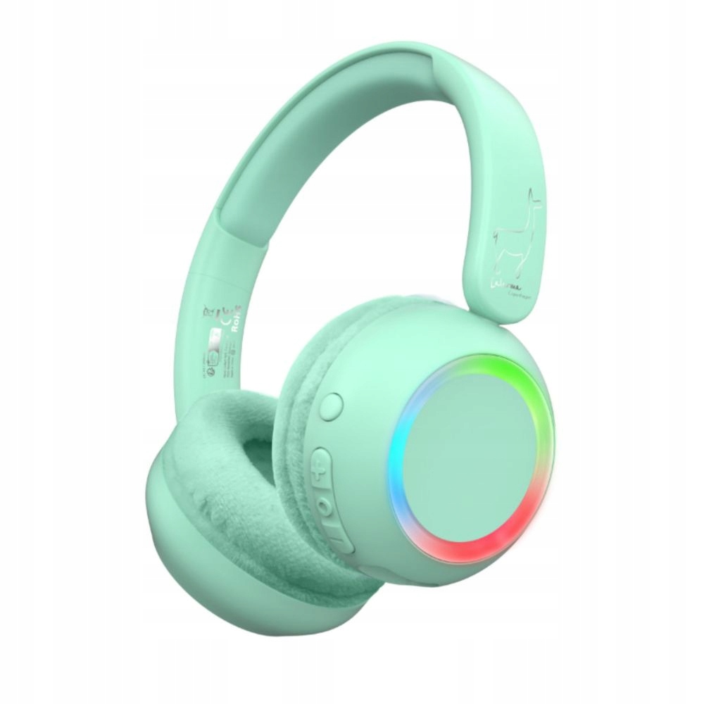 LaLarma – Bezdrátová sluchátka s podsvícením – mint
