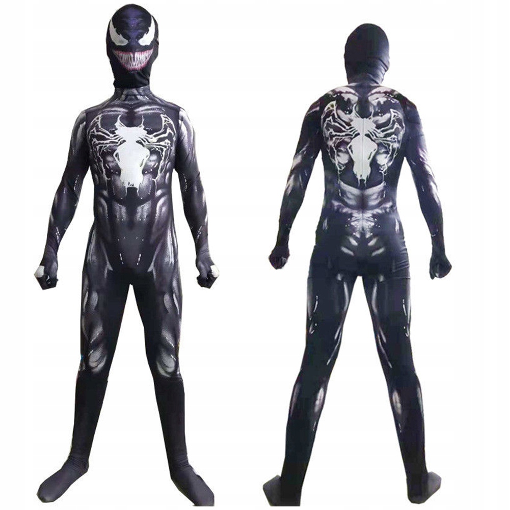 Spider-Man Venom Costume Косплей Костюм Дети 180