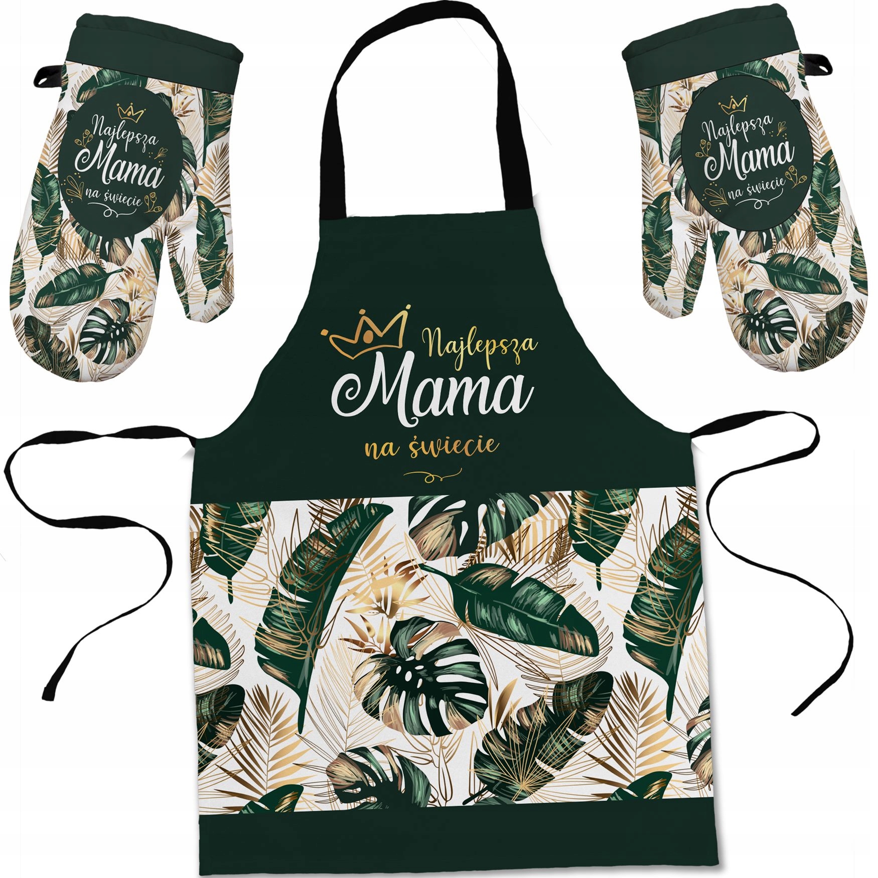 

Dzień Matki Zestaw Fartuch Rękawice Kuchenne