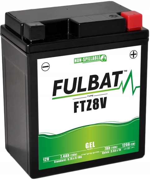 Аккумулятор Fulbat FTZ8V SLA 12V 7.4 Ah 120A
