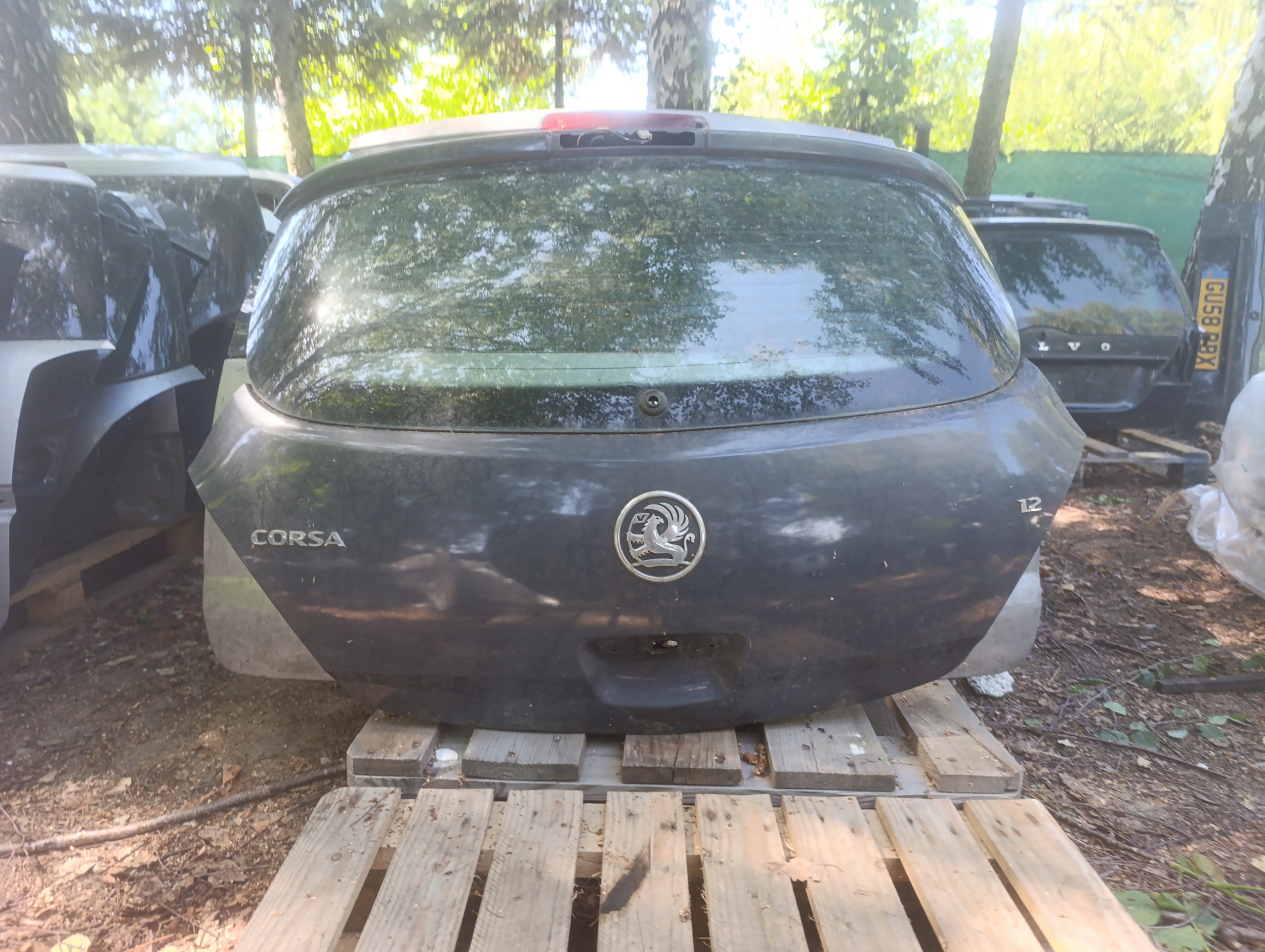 boot door rear OPEL CORSA D KOD LAKIERU Z168 unprotected 3D