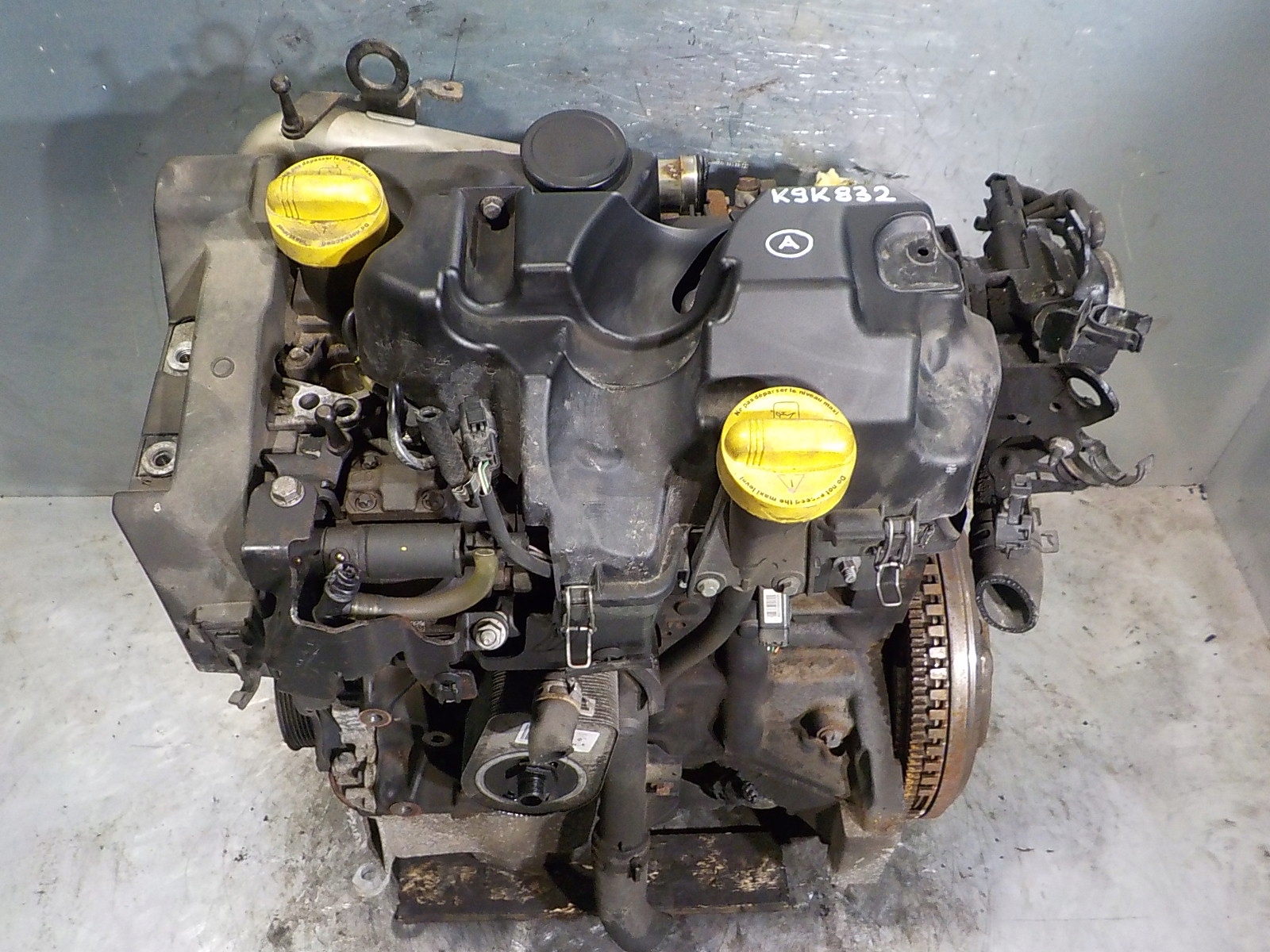 RENAULT MEGANE III SCENIC III engine complete 1.5 DCI K9K832 107 thousand.