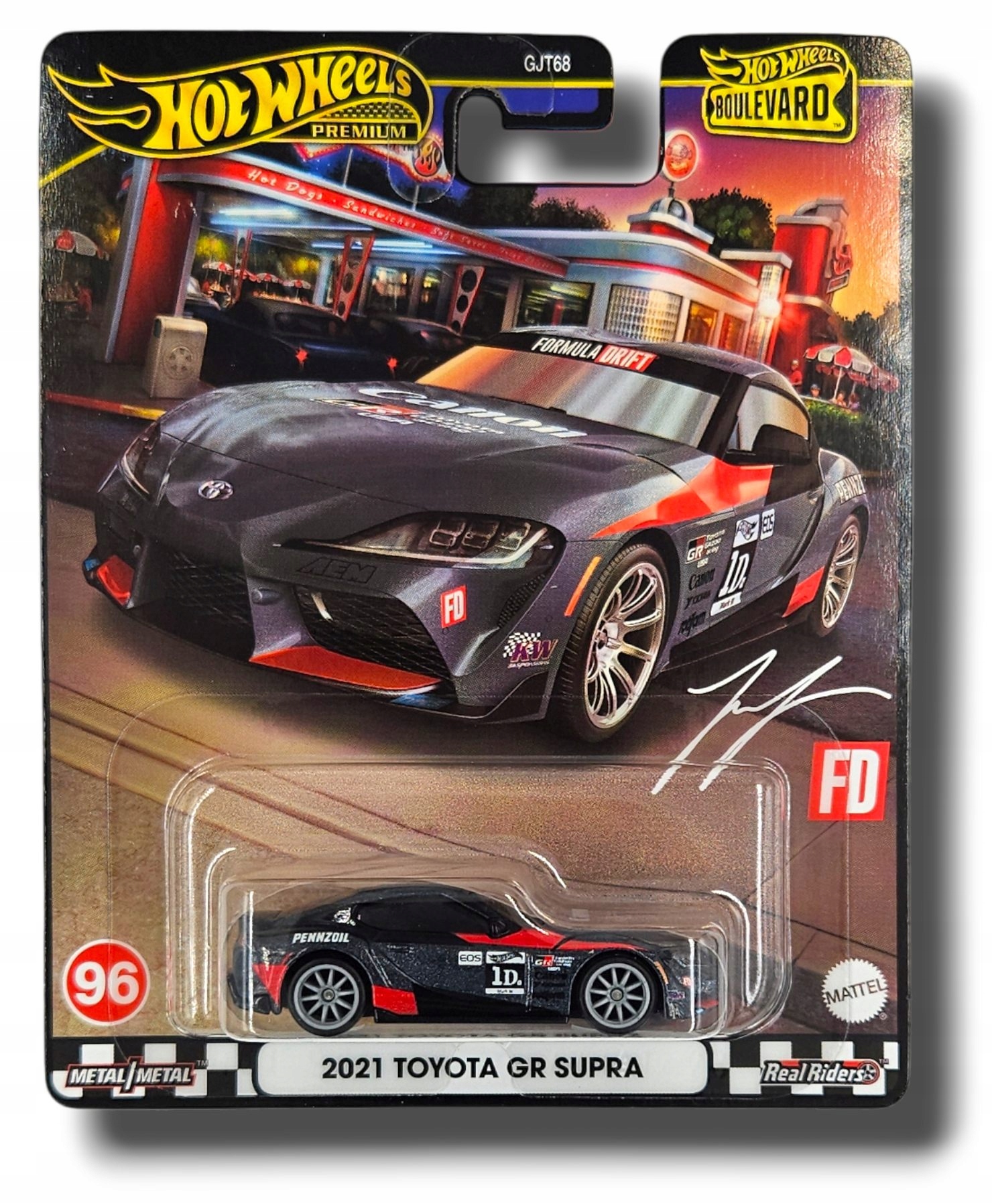 Hot Wheels Premium 2021 TOYOTA GR SUPRA Boulevard 1:64 16680185752 ...