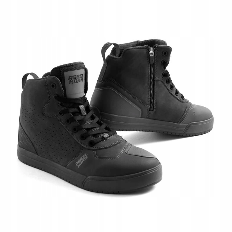 Motocyklové tenisky Rebelhorn Spike Black čierne Darčeky