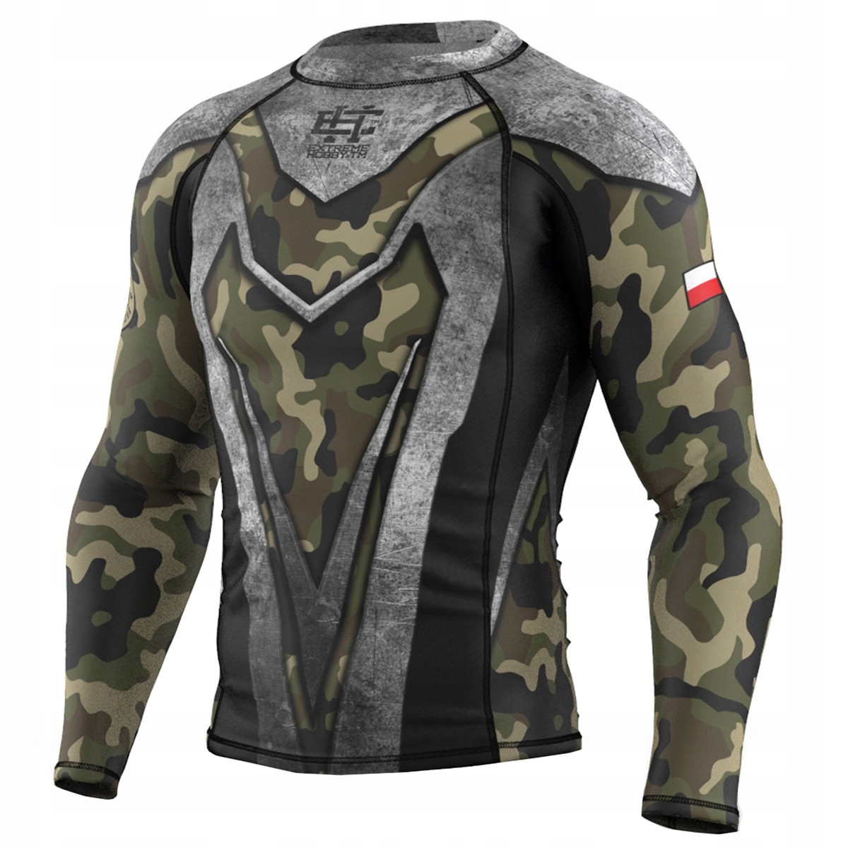 Rashguard do MMA BJJ Extreme Hobby MILITARY S
