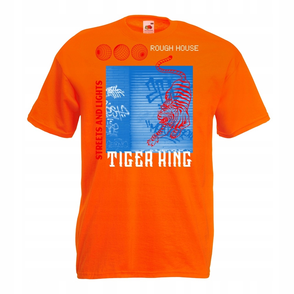 

Koszulka tiger king tygrys L pomarańczowa