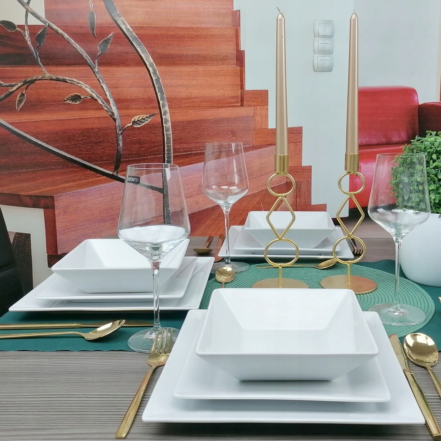 LUBIANA CLASSIC ZESTAW SERWIS KOMPLET OBIADOWY 36 CZĘŚCI NA 12 OSÓB EAN (GTIN) 5904473619828