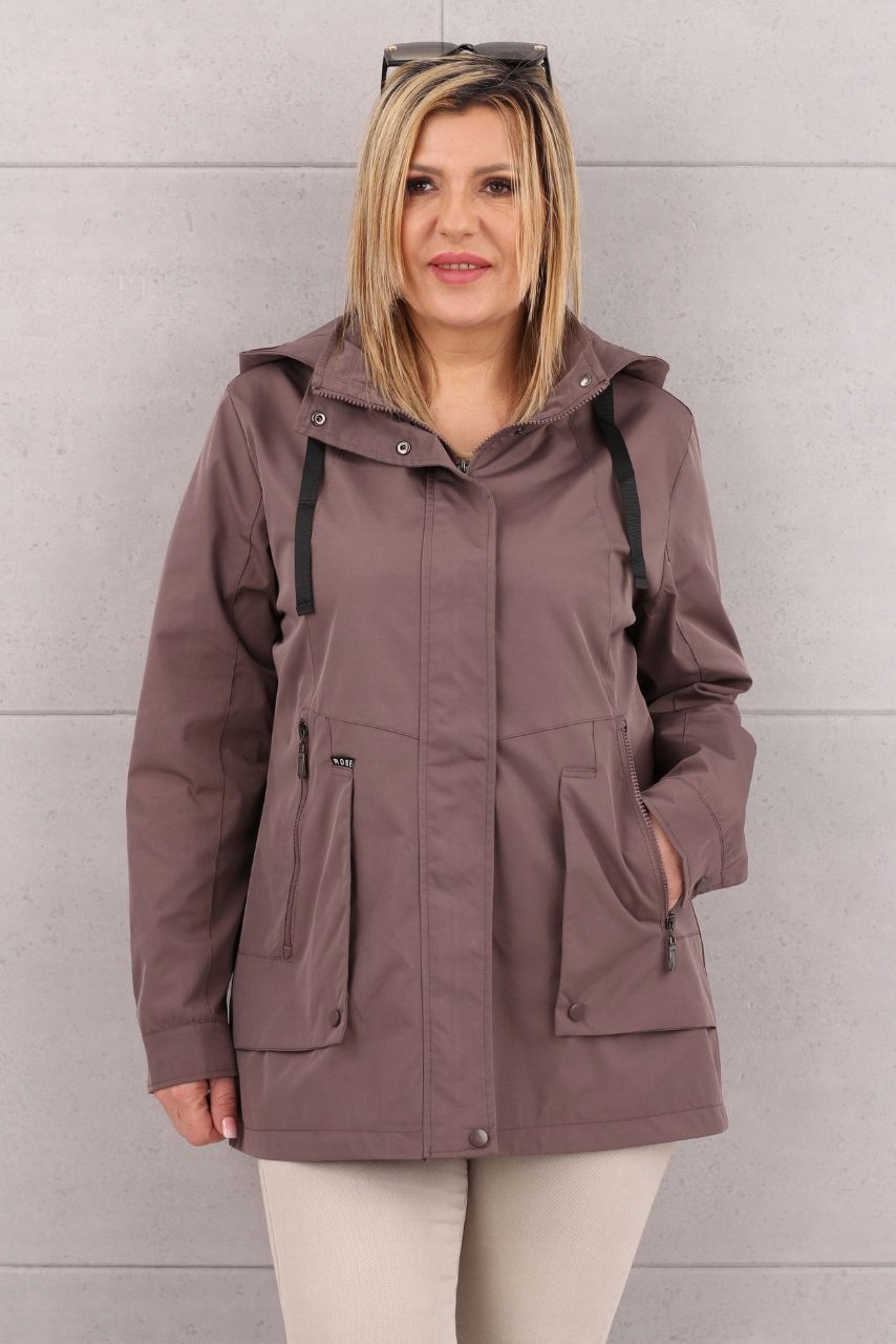 KURTKA DAMSKA PRZEJŚCIOWA LUŹNA LEKKA SPORTOWA WIOSENNA DUŻE ROZMIARY Marka FEMIMODA